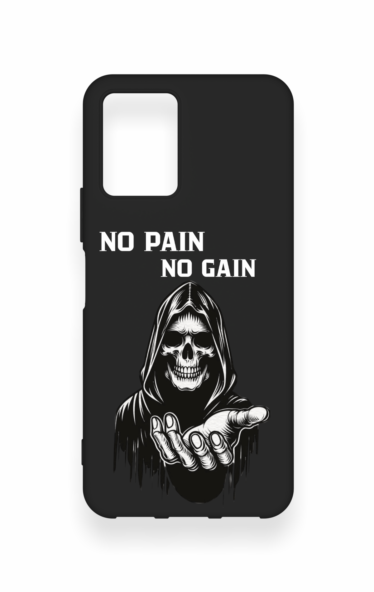 Vivo Y33S Uyumlu No Pain No Gain Desenli Silikon Kılıf