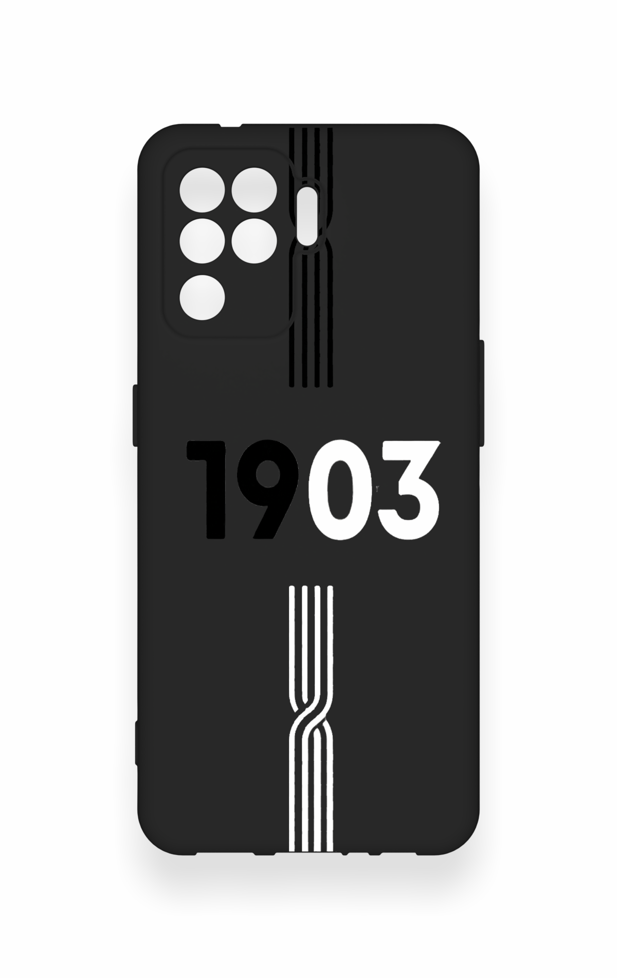Oppo Reno 5 Lite Uyumlu 1903 Kemer Desenli Silikon Kılıf