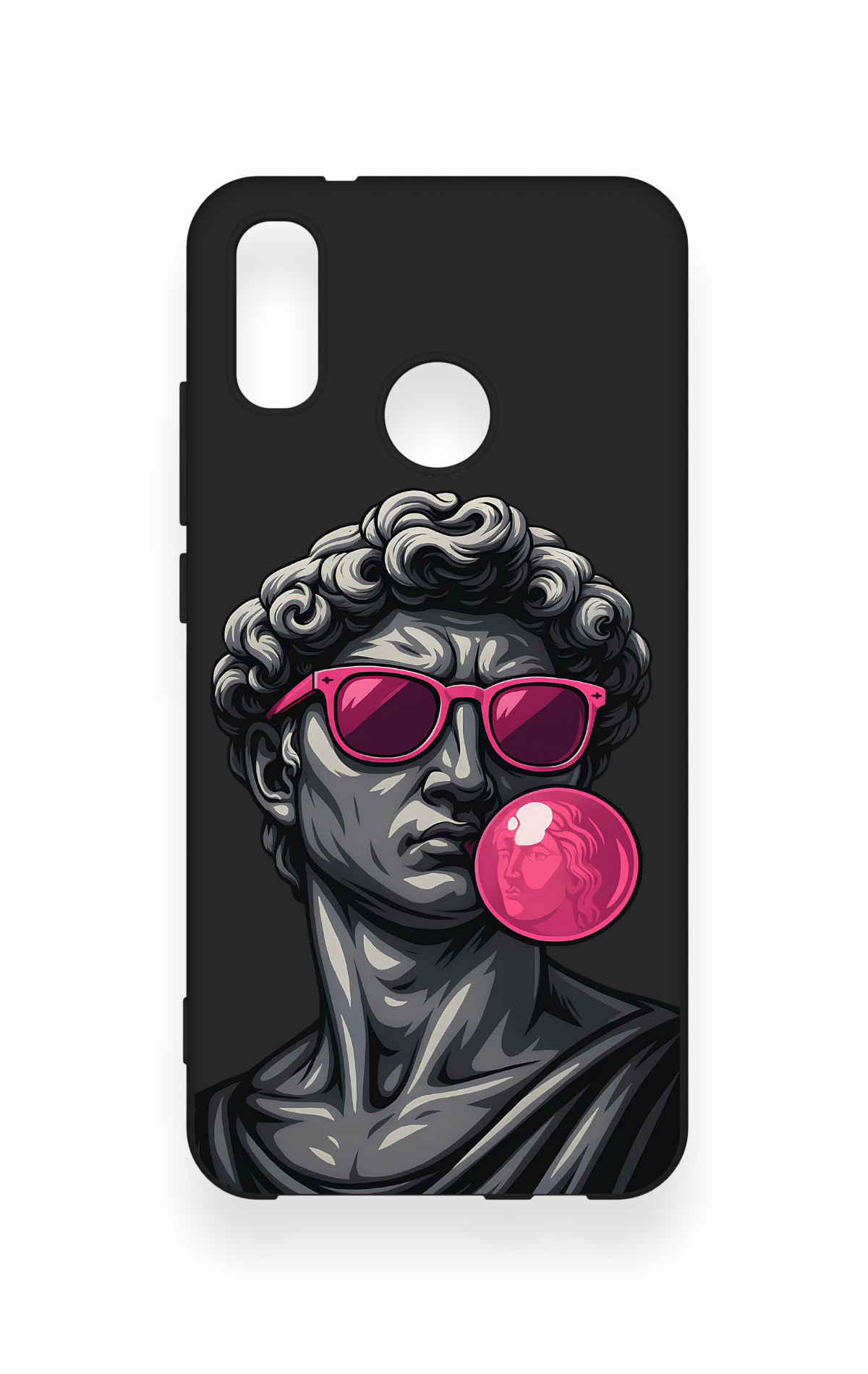 Huawei P20 Lite Uyumlu Pop David Desenli Silikon Kılıf