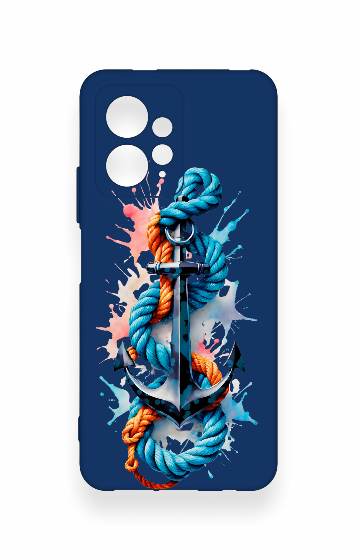 Redmi Note 12 4G Uyumlu Anchor Desenli Silikon Kılıf