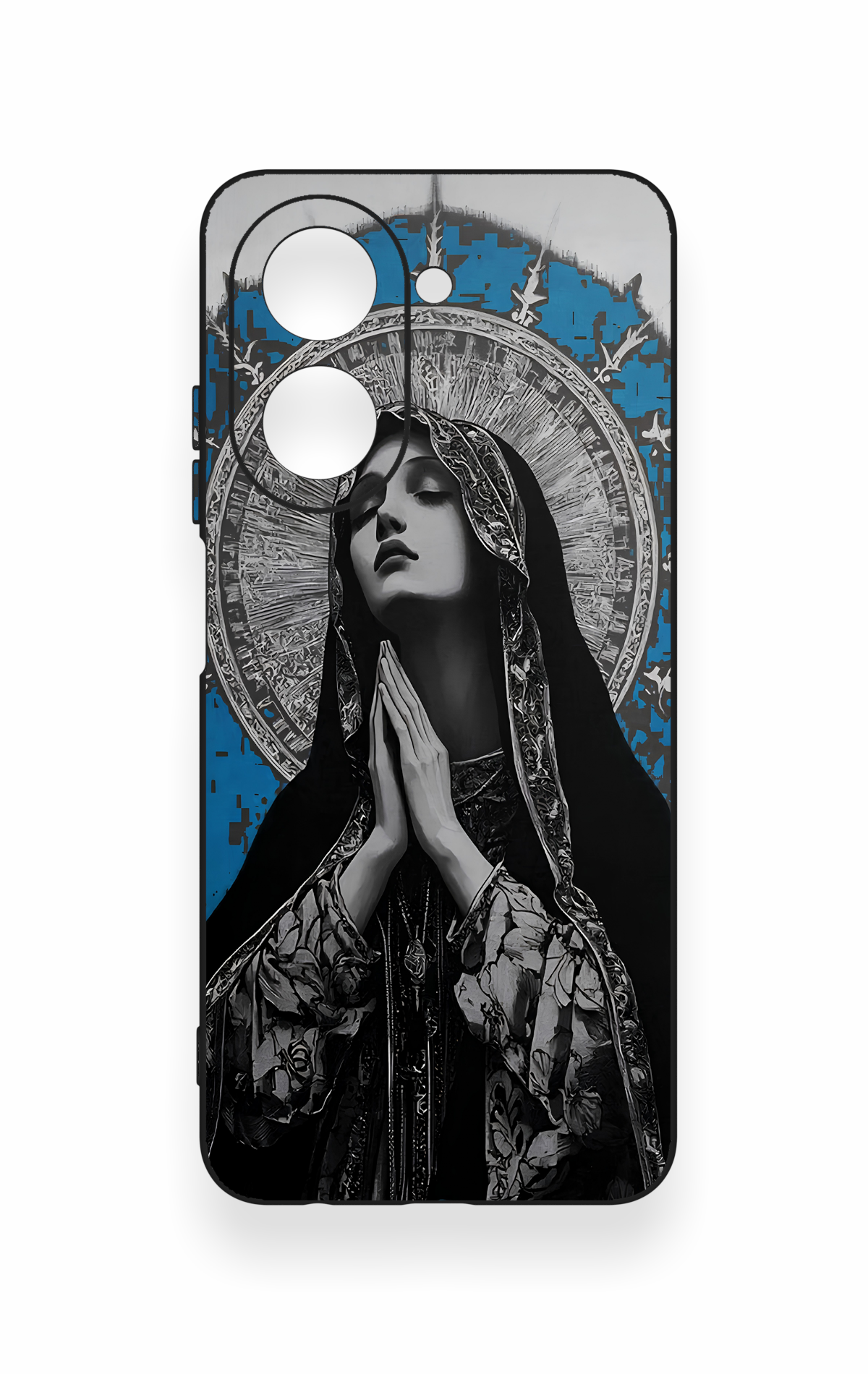 Redmi A5 Uyumlu Rahibe Desenli Silikon Kılıf