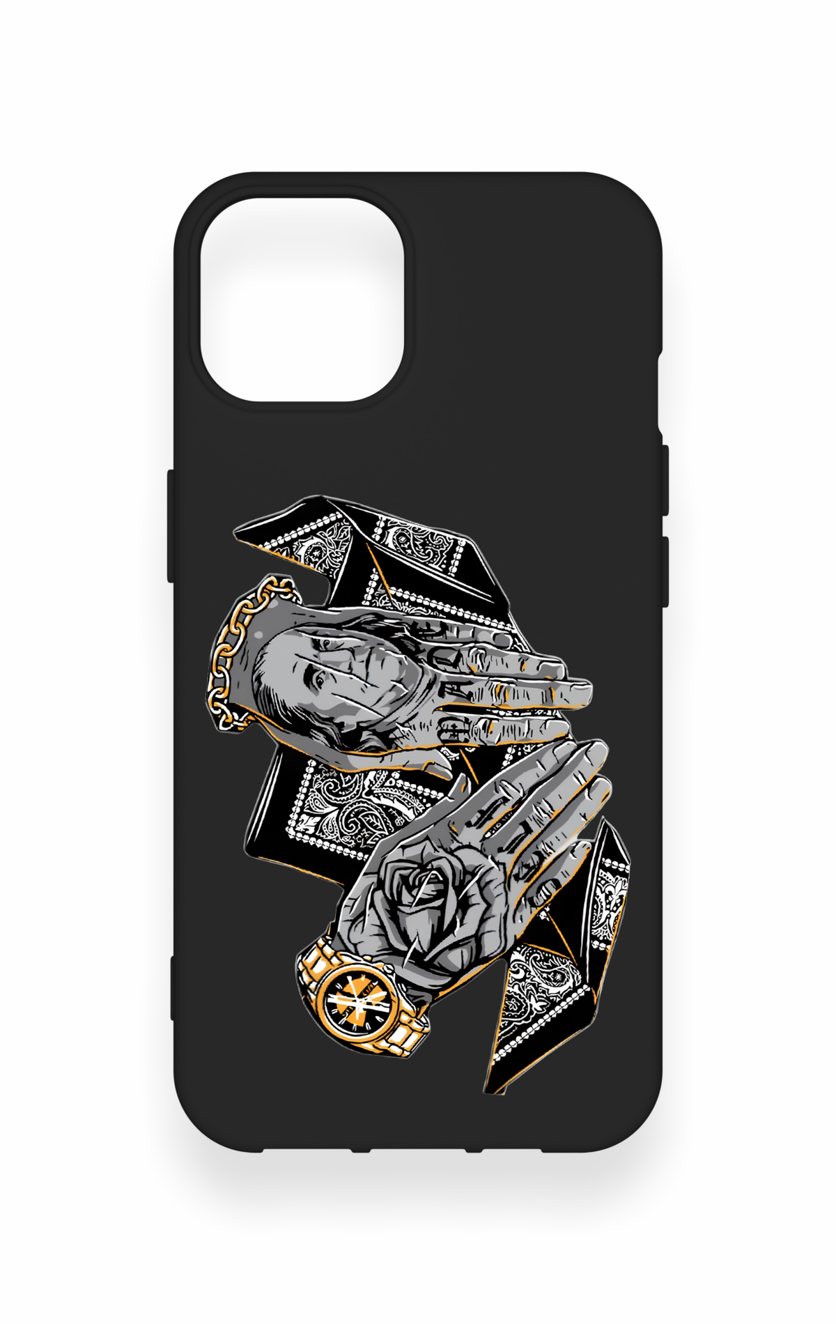 iPhone 14 Uyumlu Self Made Desenli Silikon Kılıf