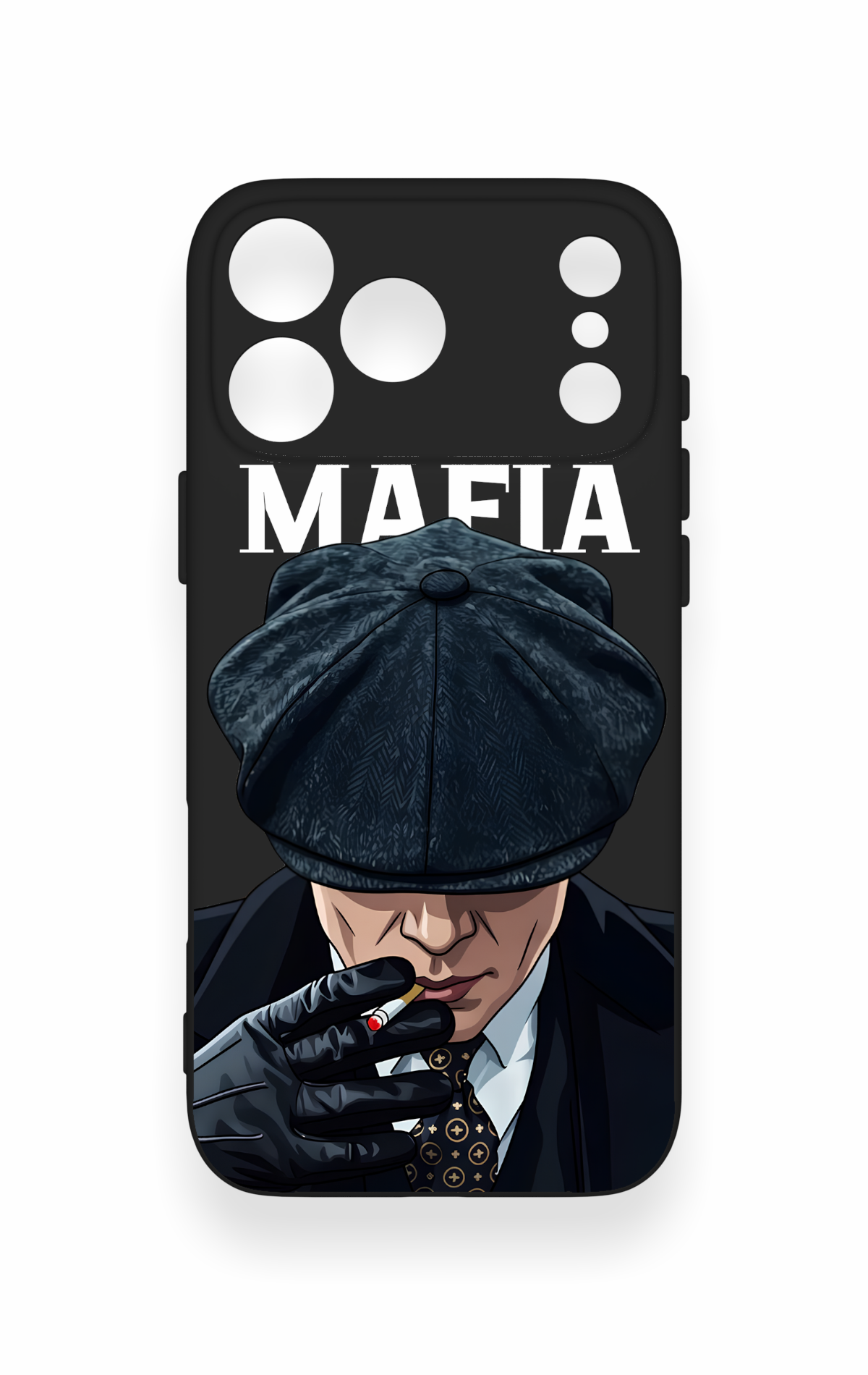 iPhone 17 Pro Max Uyumlu MAFIA Desenli Silikon Kılıf