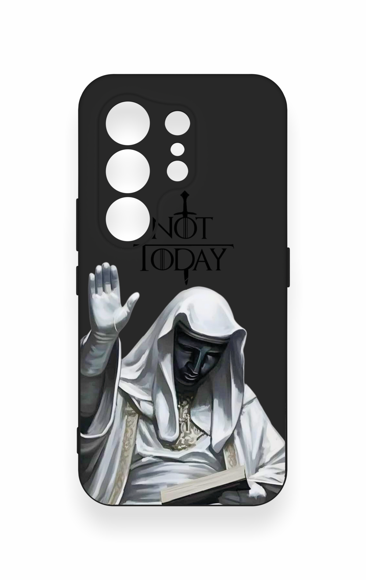 Tecno Camon 50 4G Uyumlu Not Today Desenli Silikon Kılıf