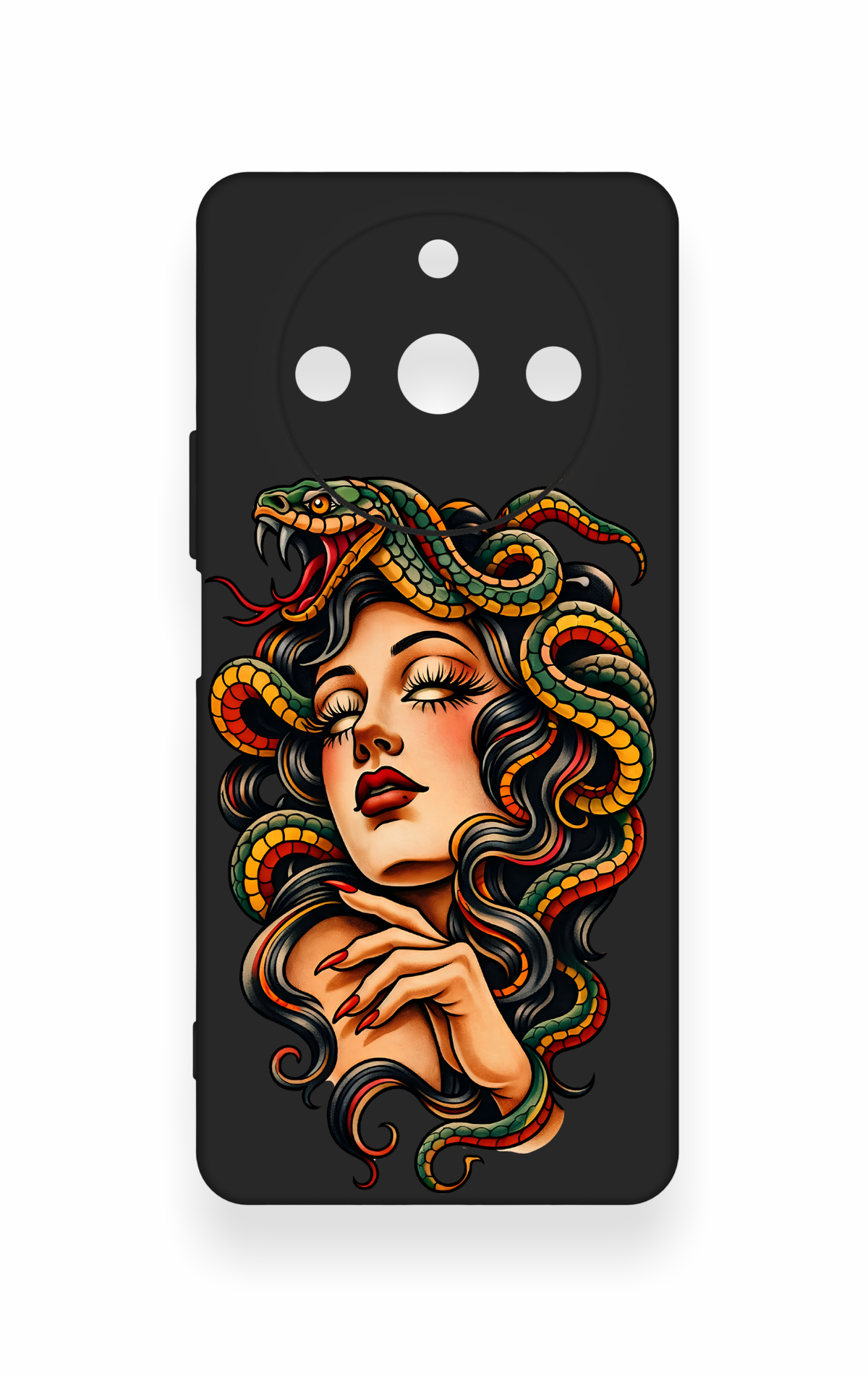 Realme 11 Pro Uyumlu Medusa Desenli Silikon Kılıf