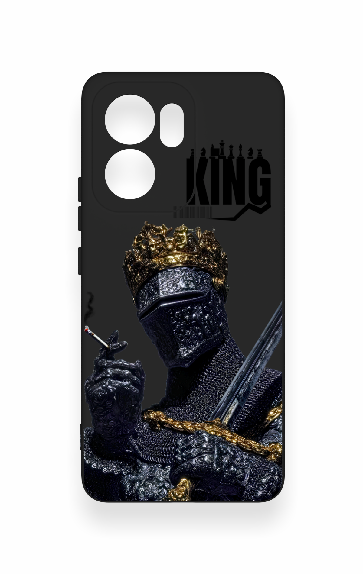 Oppo Reno 13F Uyumlu King Desenli Silikon Kılıf