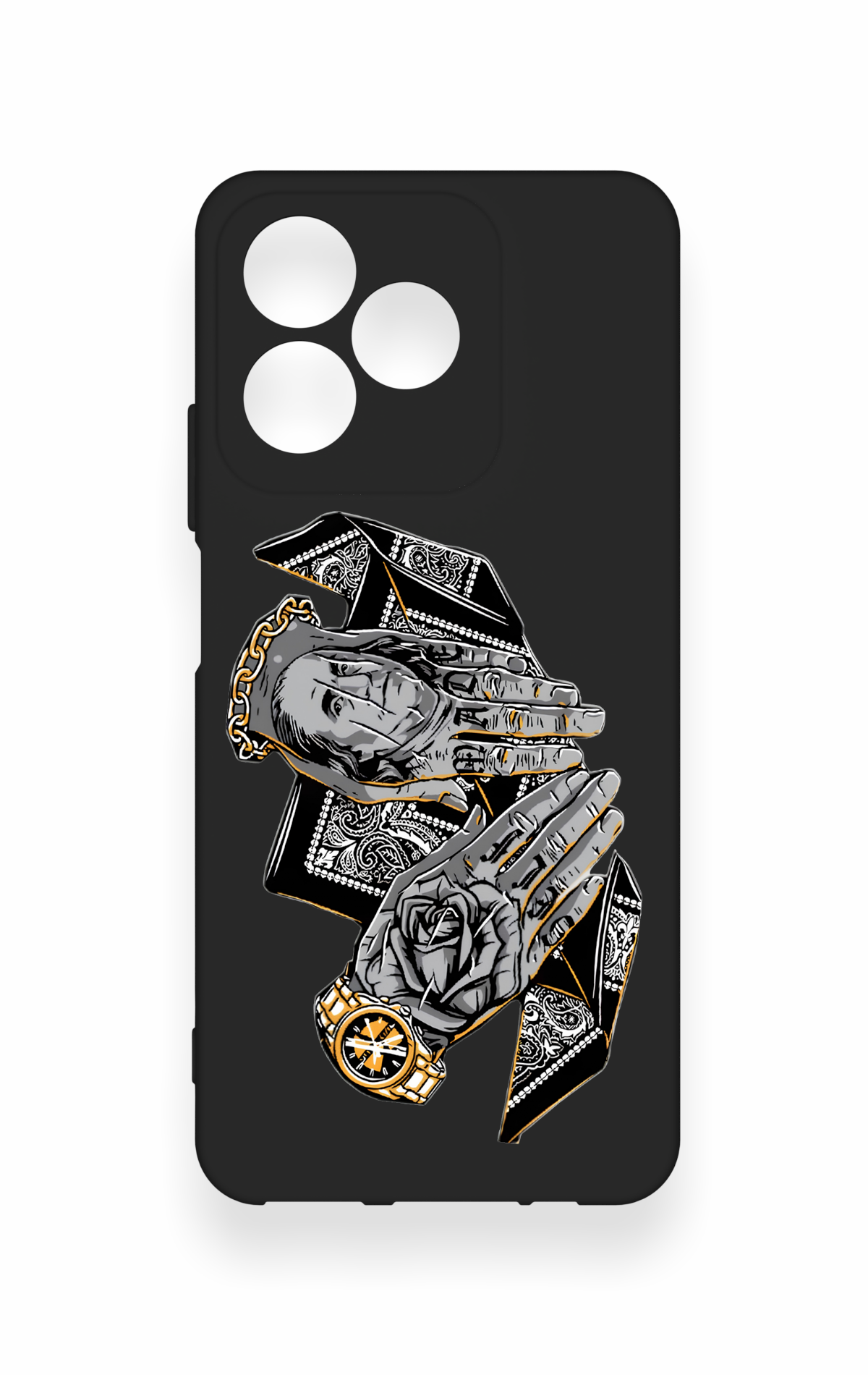 Realme C53 Uyumlu Self Made Desenli Silikon Kılıf