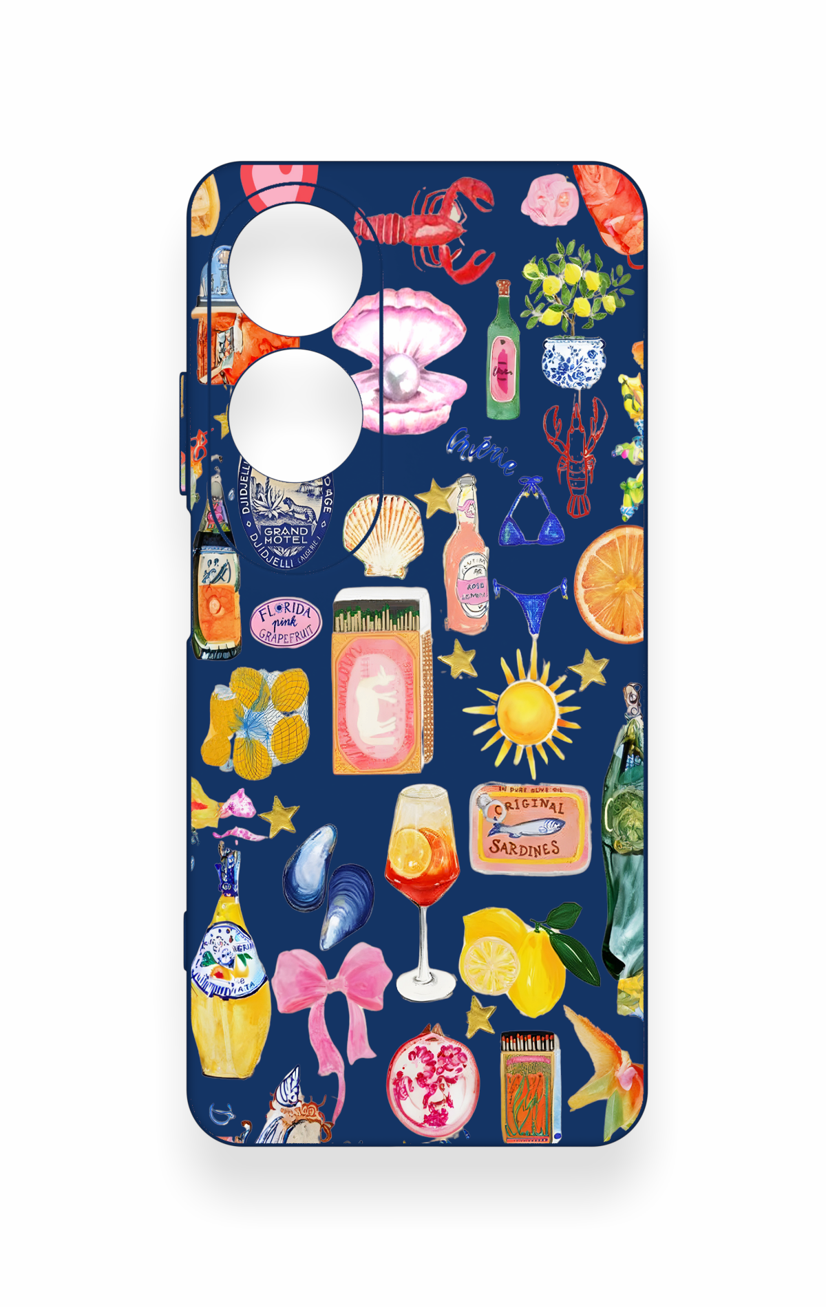 Oppo A60 Uyumlu Summer Desenli Silikon Kılıf