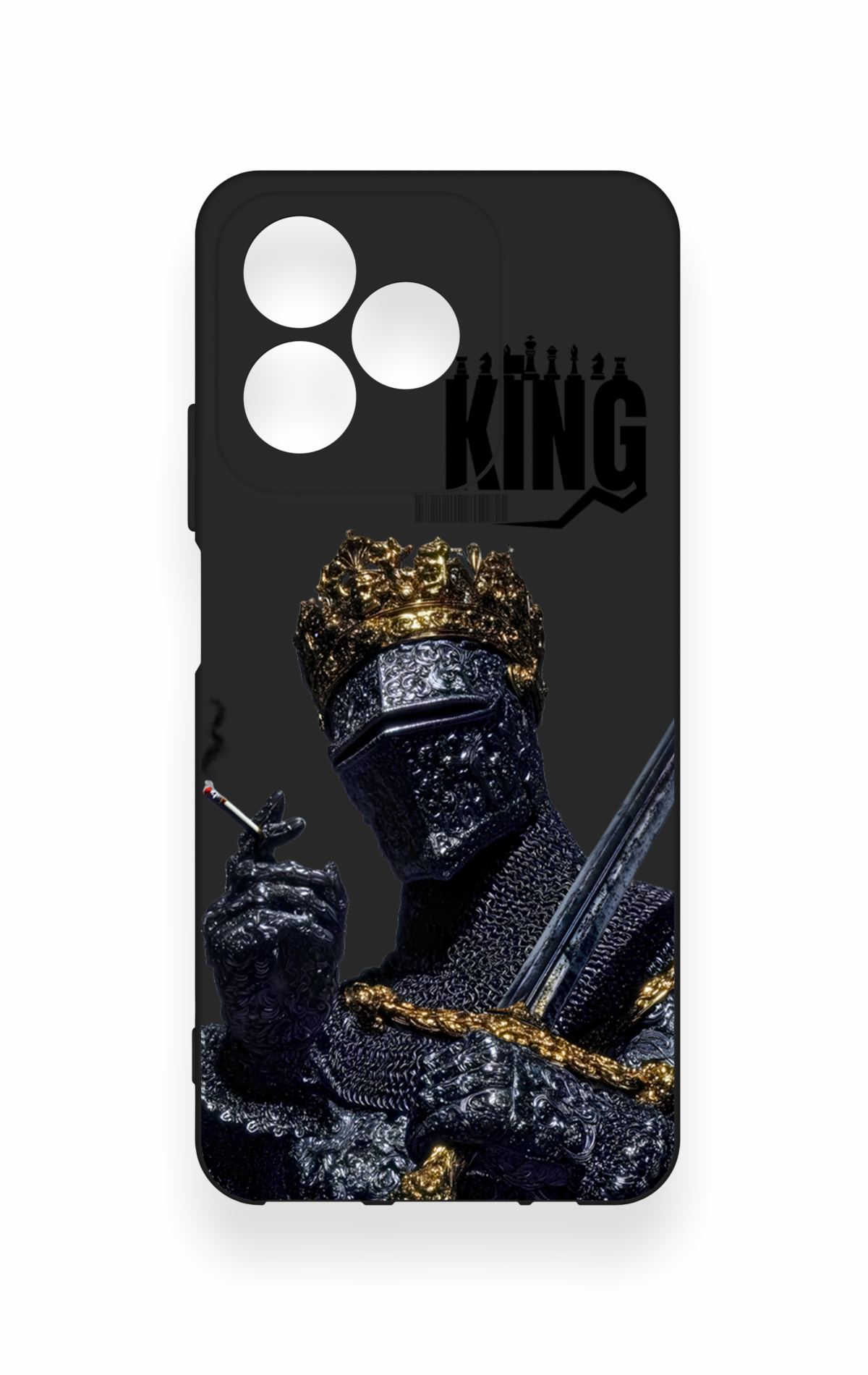Realme C53 Uyumlu King Desenli Silikon Kılıf