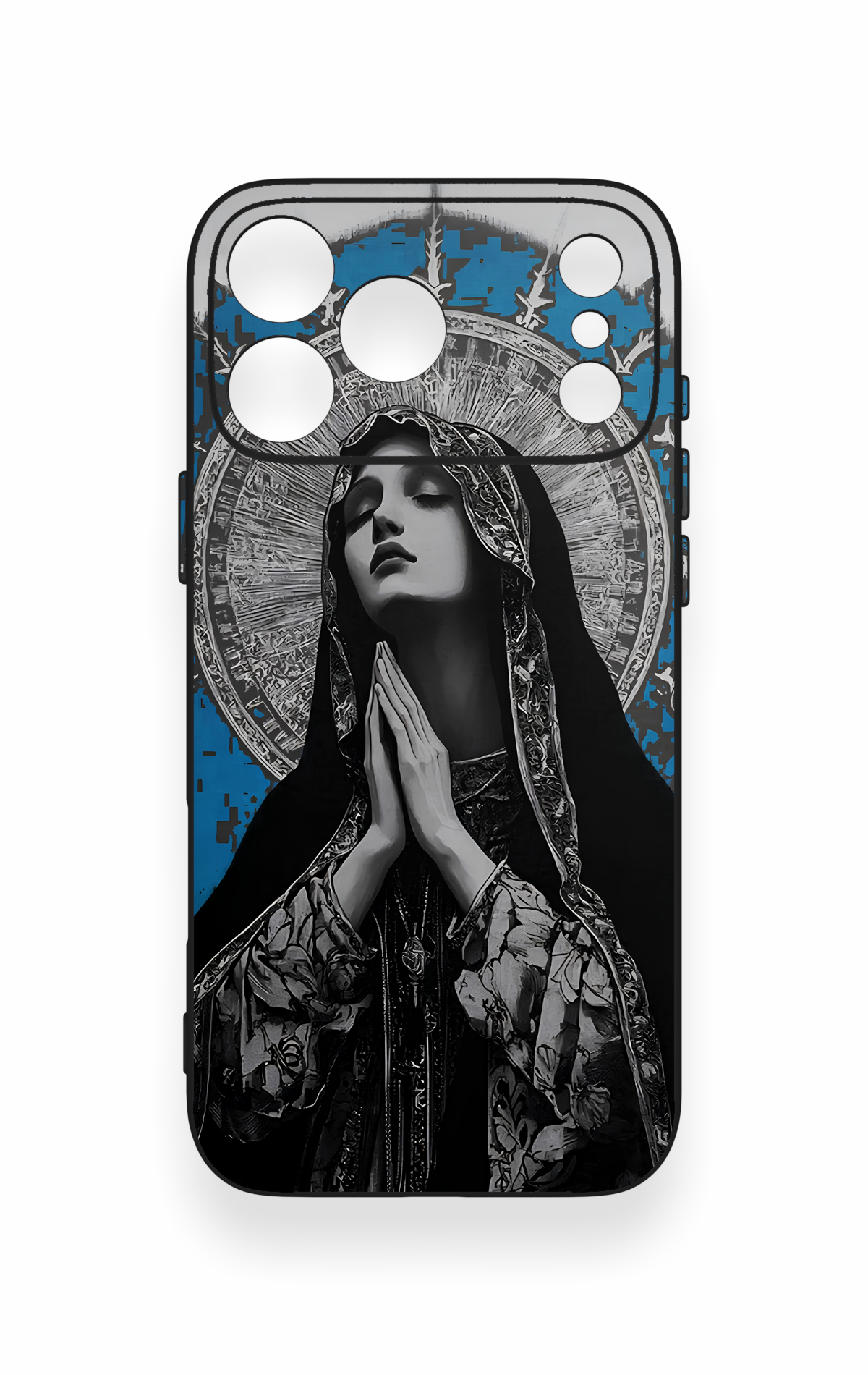 iPhone 17 Pro Max Uyumlu Rahibe Desenli Silikon Kılıf