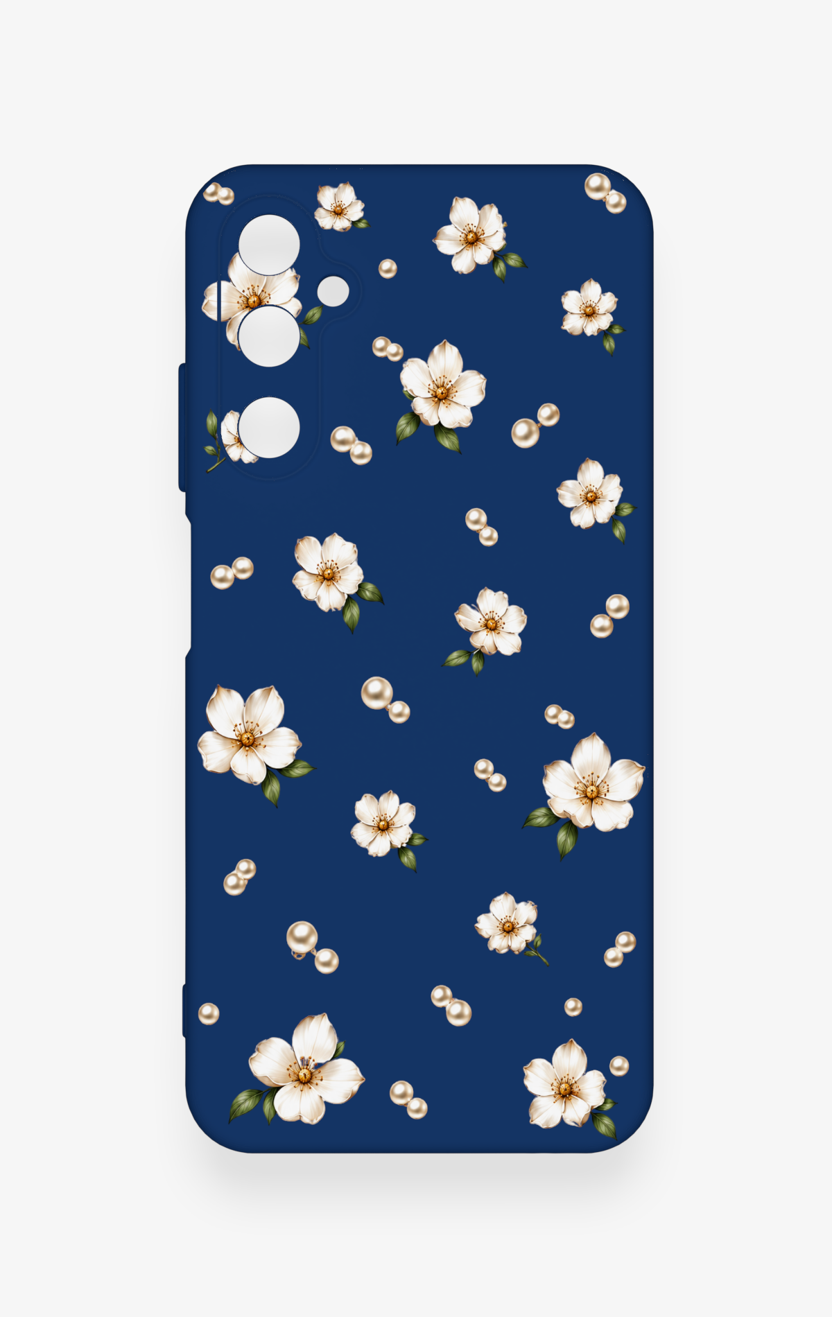 Samsung A05s Uyumlu Papatya İnci Desenli Silikon Kılıf