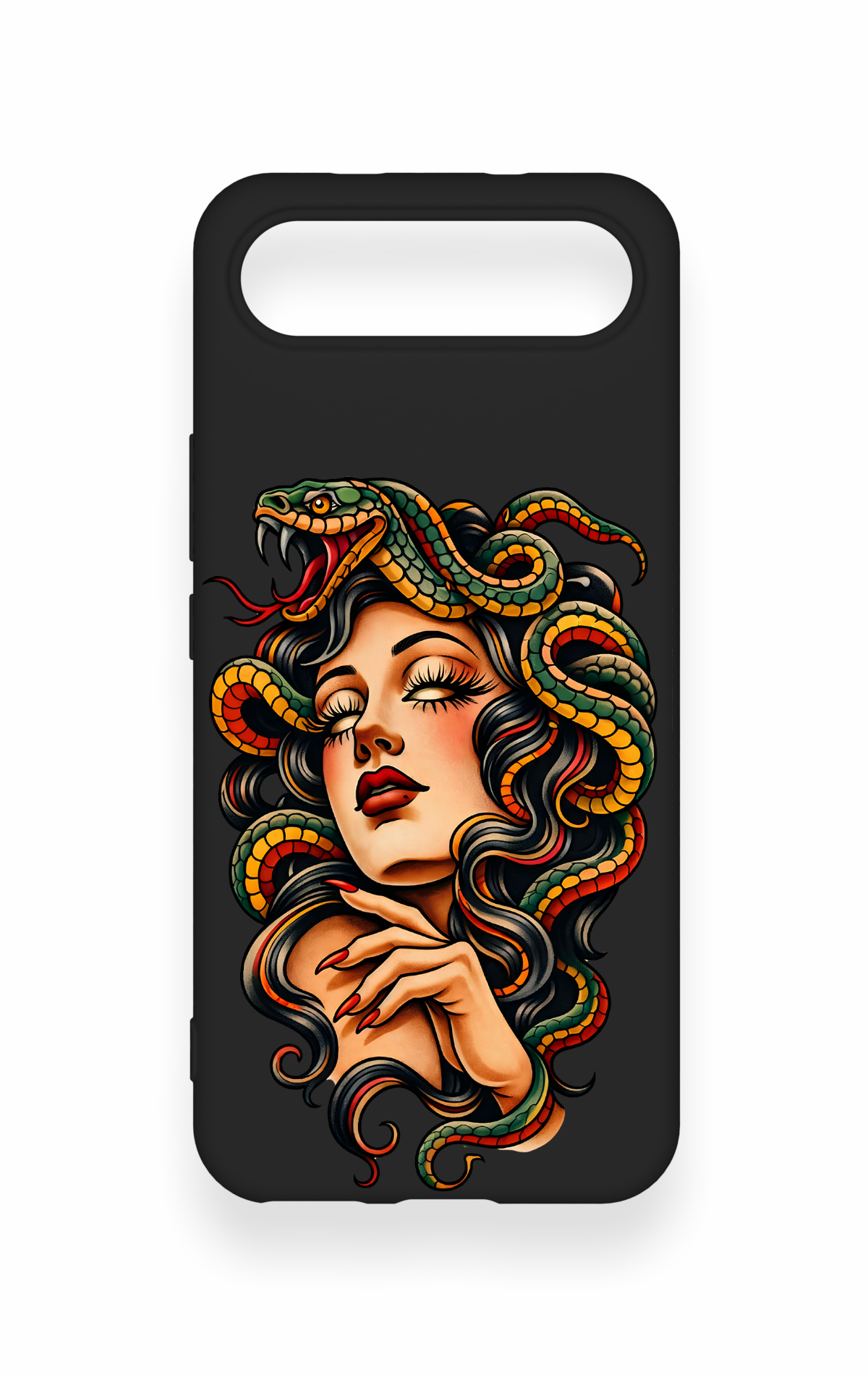 Tecno Spark Slim Uyumlu Medusa Desenli Silikon Kılıf