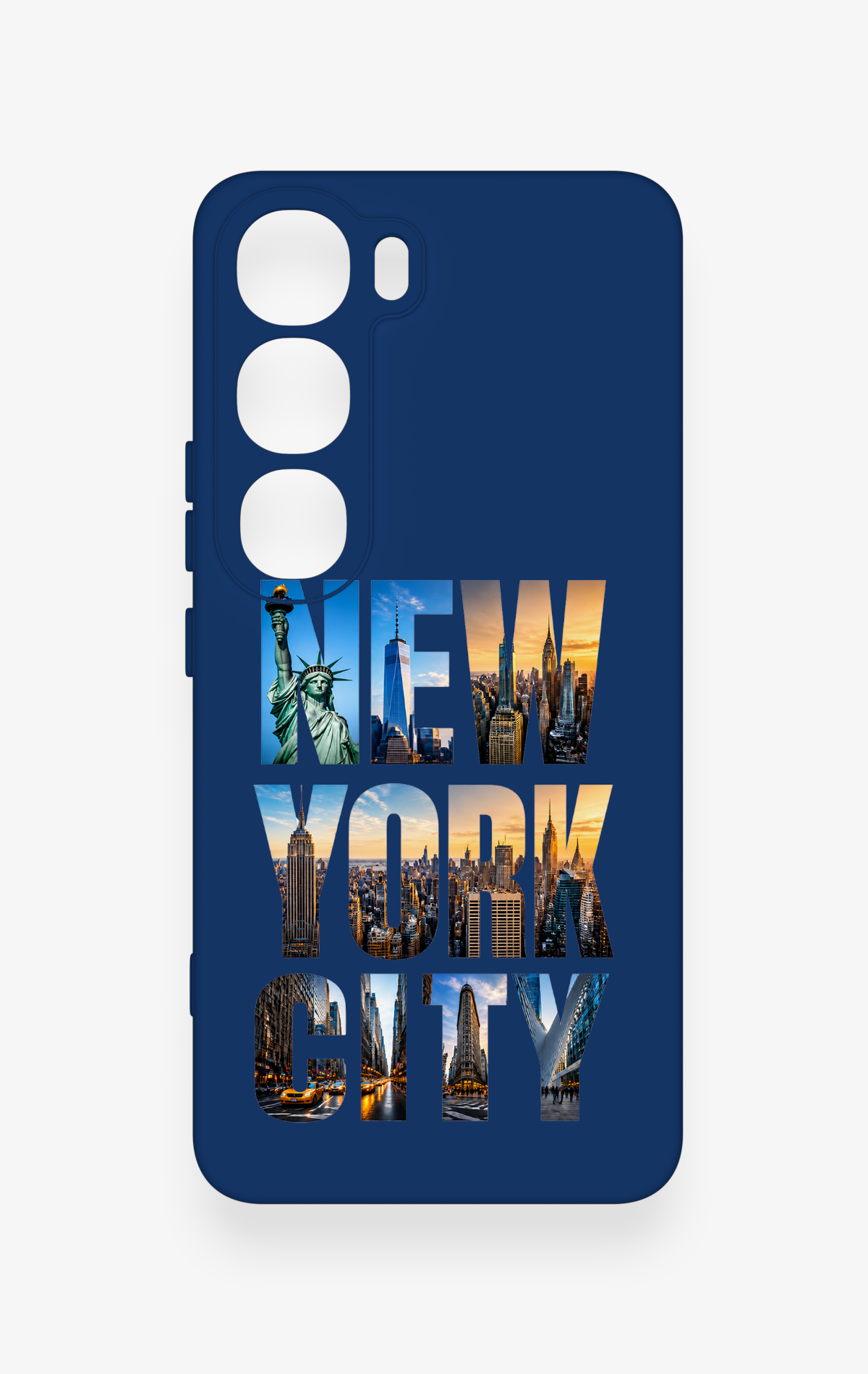 Vivo V40 Lite 5G Uyumlu New York City Desenli Silikon Kılıf