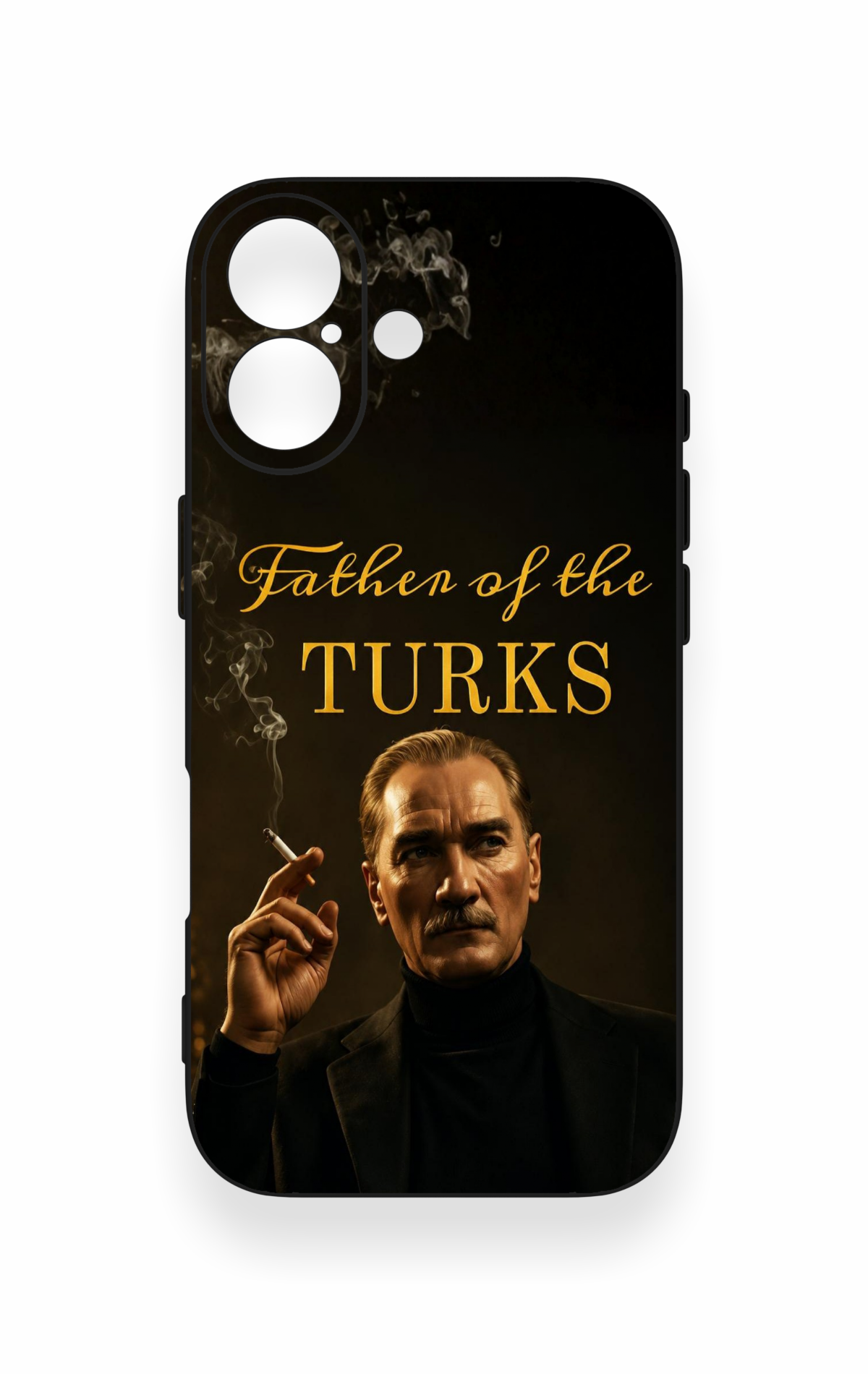 iPhone 17 Uyumlu Father Of The Turks Desenli Silikon Kılıf