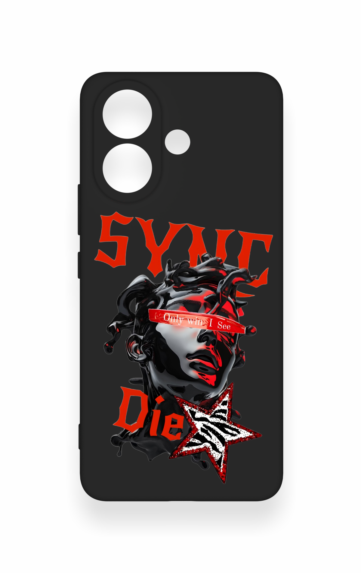 Vivo V60 Lite Uyumlu Sync Die Desenli Silikon Kılıf