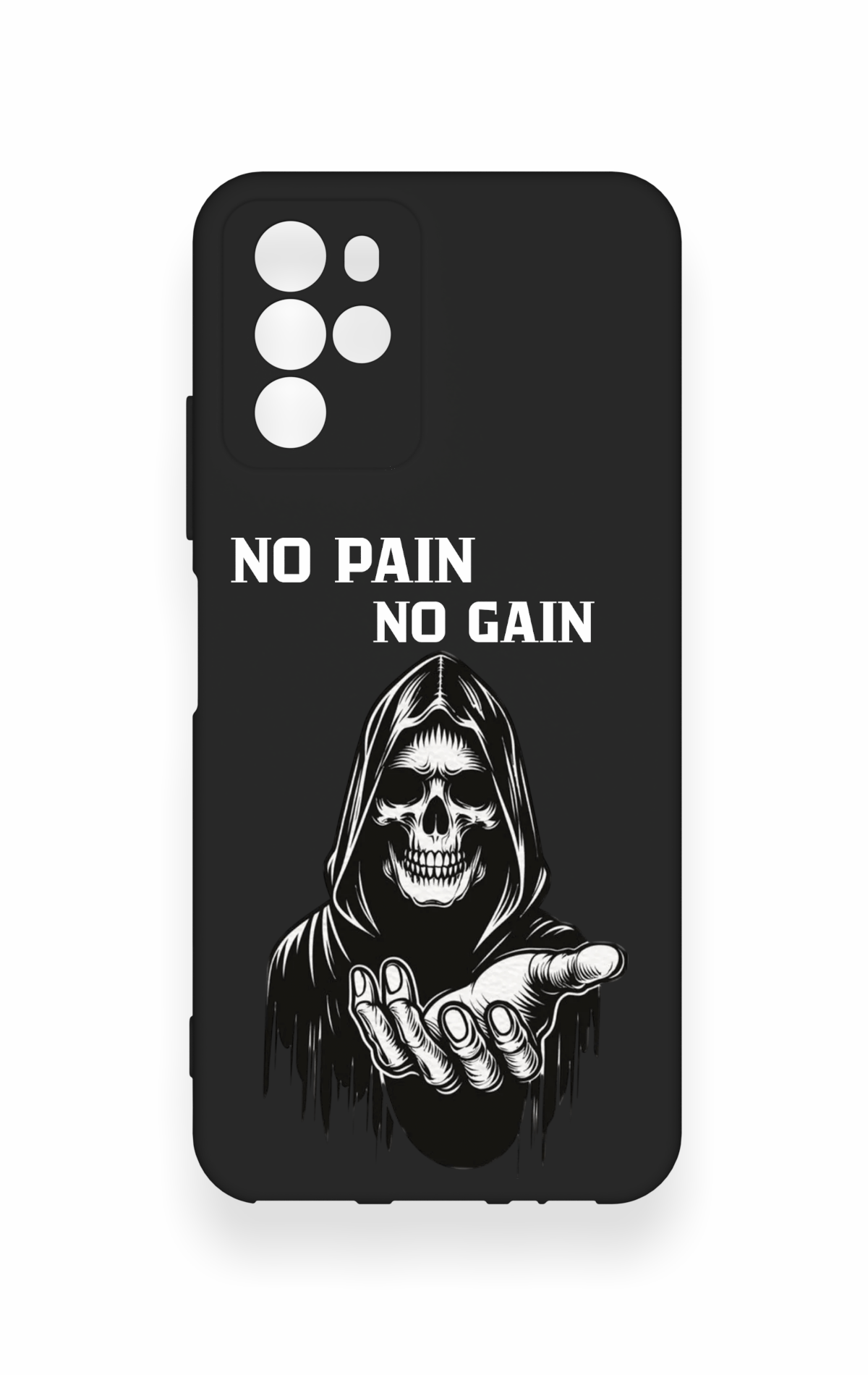 Omix x700 Uyumlu No Pain No Gain Desenli Silikon Kılıf
