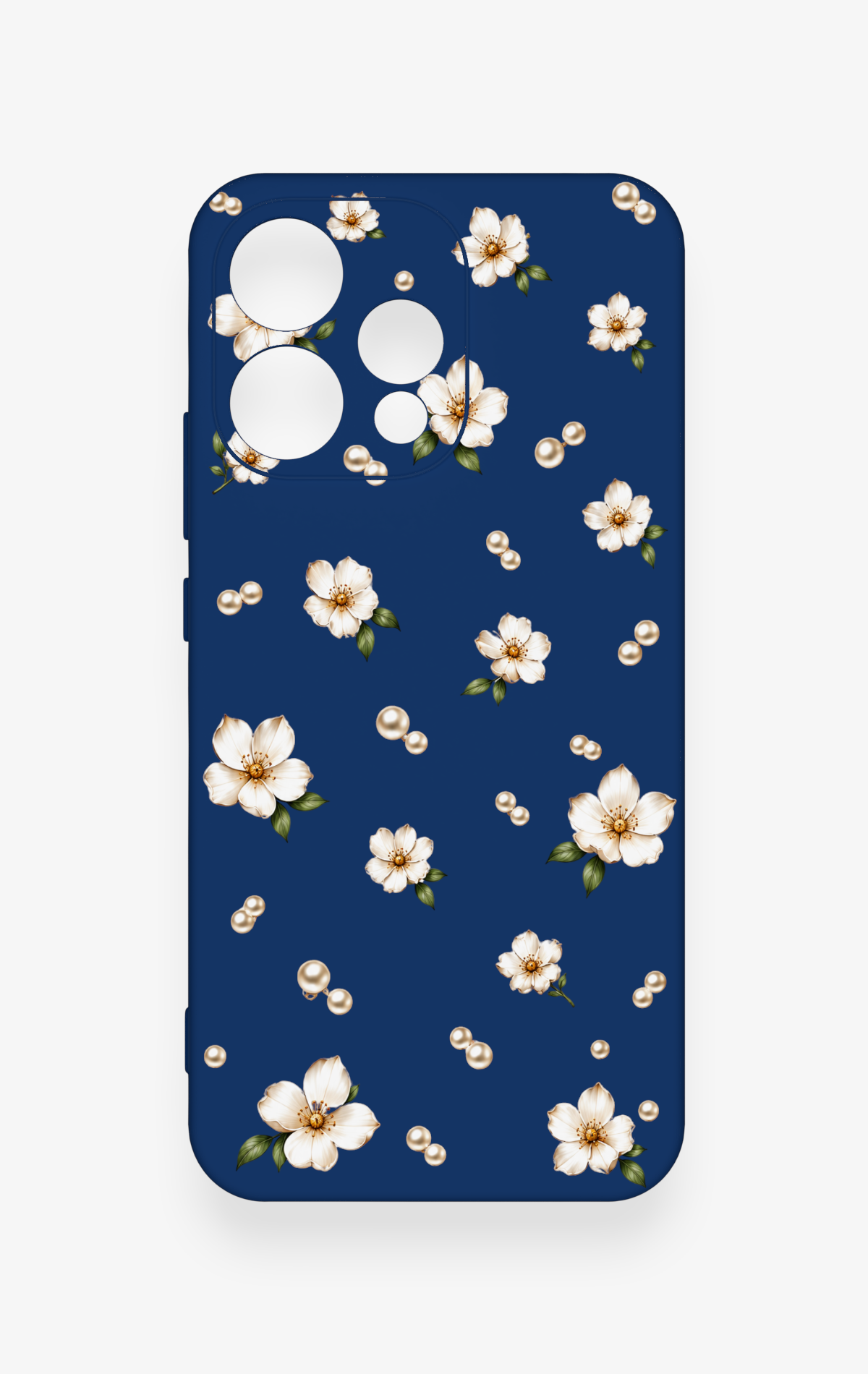 Oppo Reno 15 5G Uyumlu Papatya İnci Desenli Silikon Kılıf