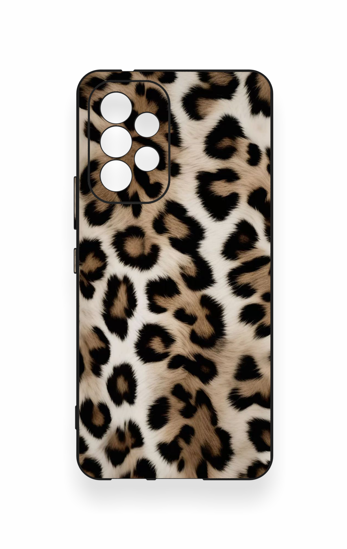 Samsung A53 Uyumlu Leopar Derisi Desenli Silikon Kılıf