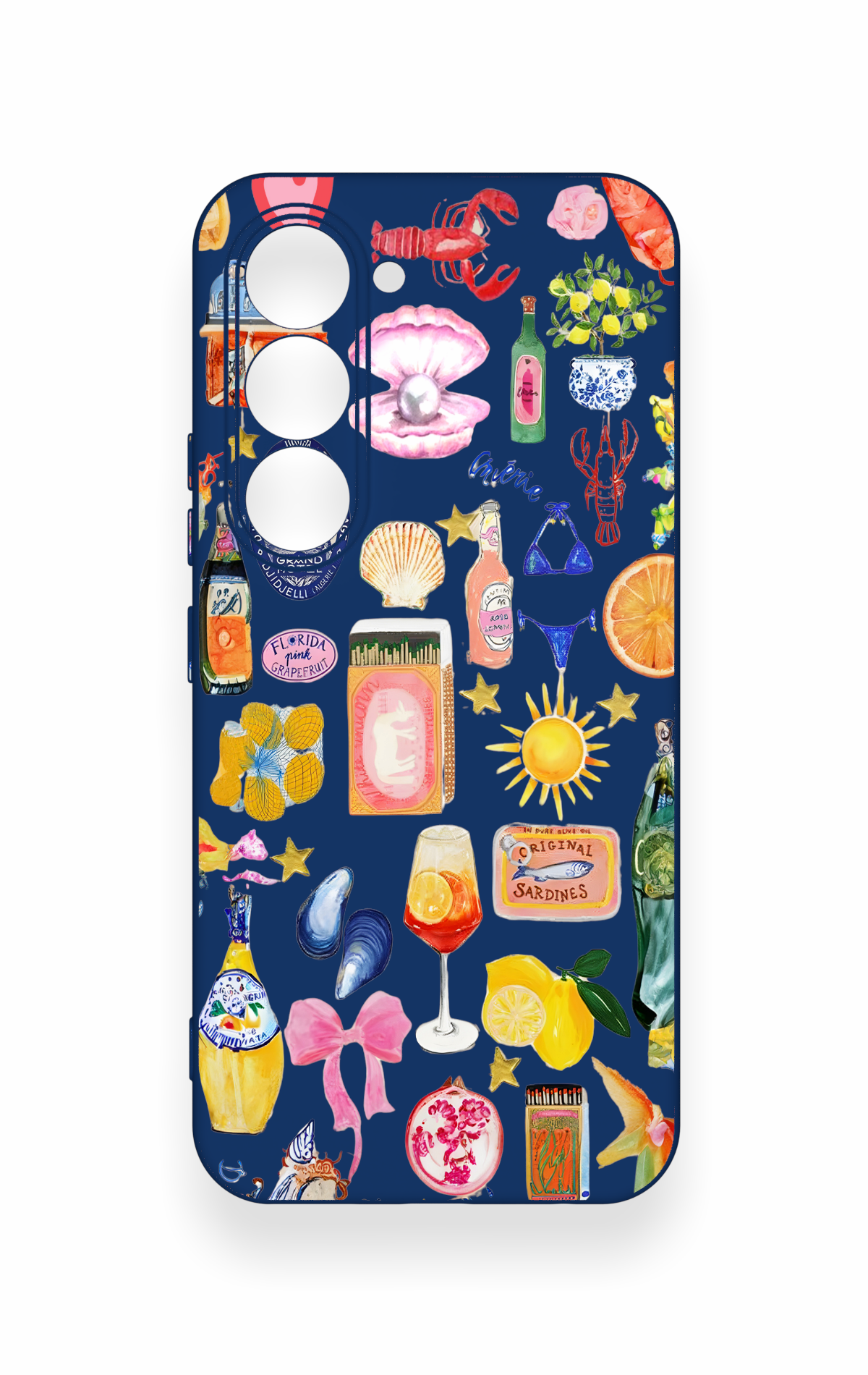 Tecno Spark 40 Pro Uyumlu Summer Desenli Silikon Kılıf