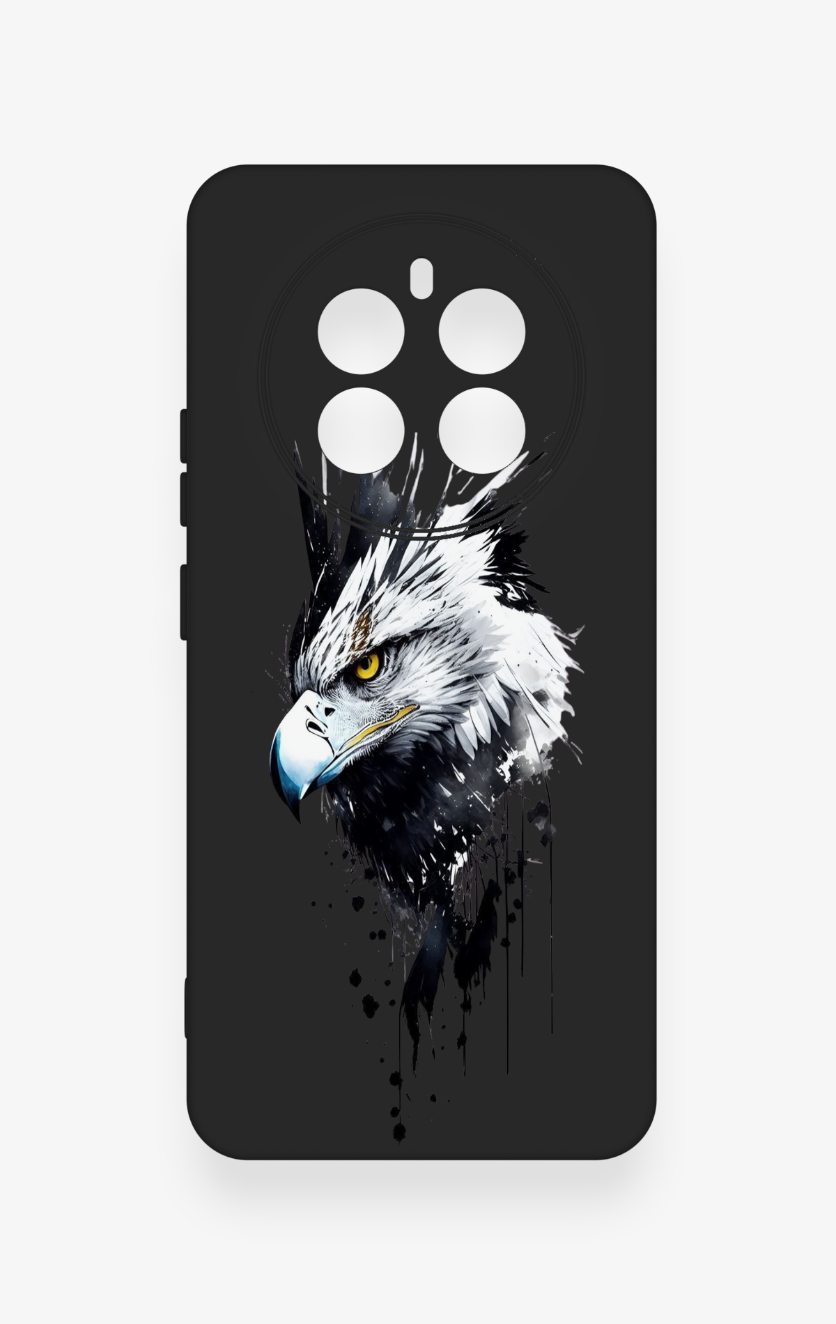 Realme 12 4G Uyumlu Bald Eagle Desenli Silikon Kılıf