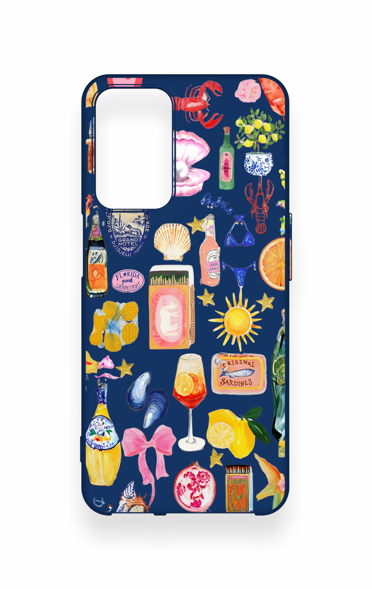 Oppo A16 Uyumlu Summer Desenli Silikon Kılıf