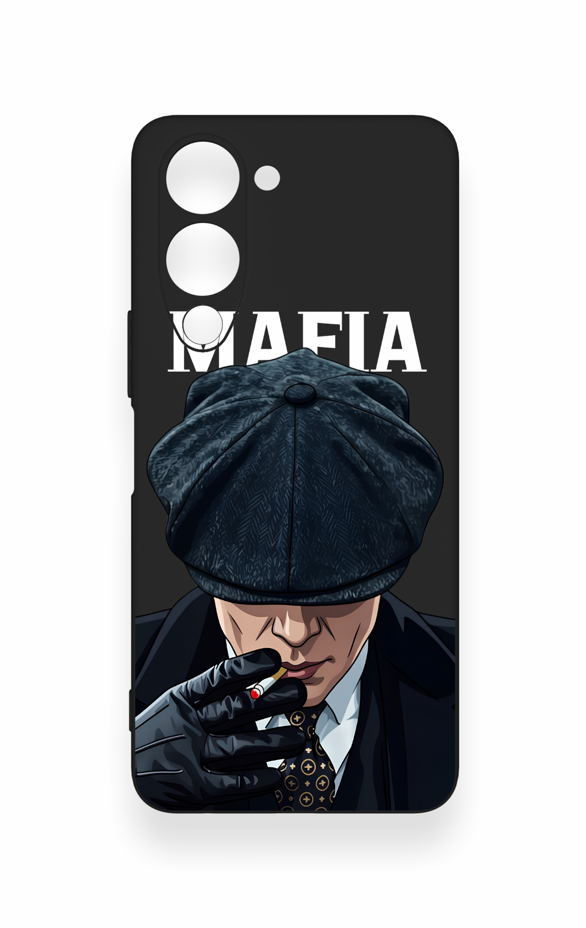 Vivo Y19 5G Uyumlu MAFIA Desenli Silikon Kılıf