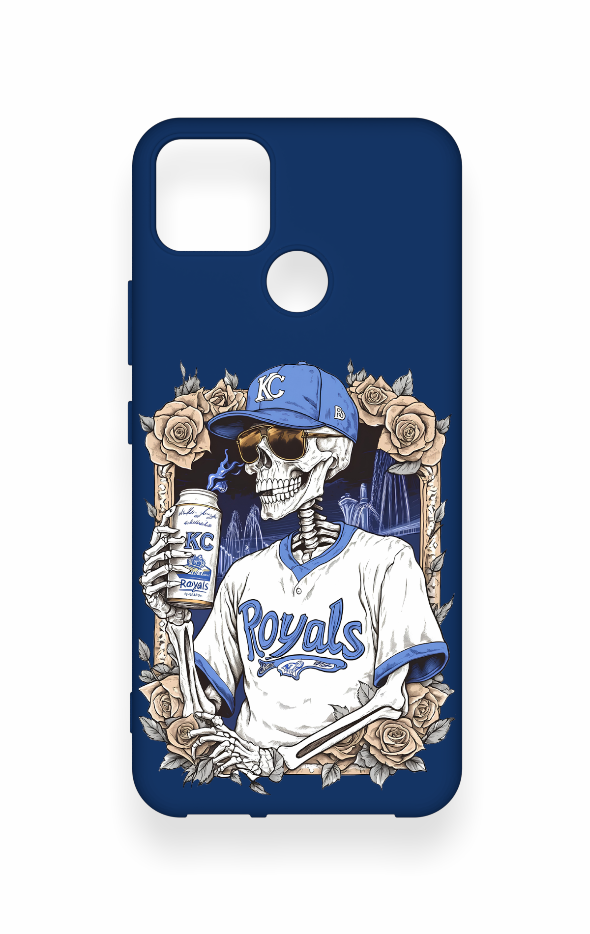 Realme C25 Uyumlu Royals Desenli Silikon Kılıf