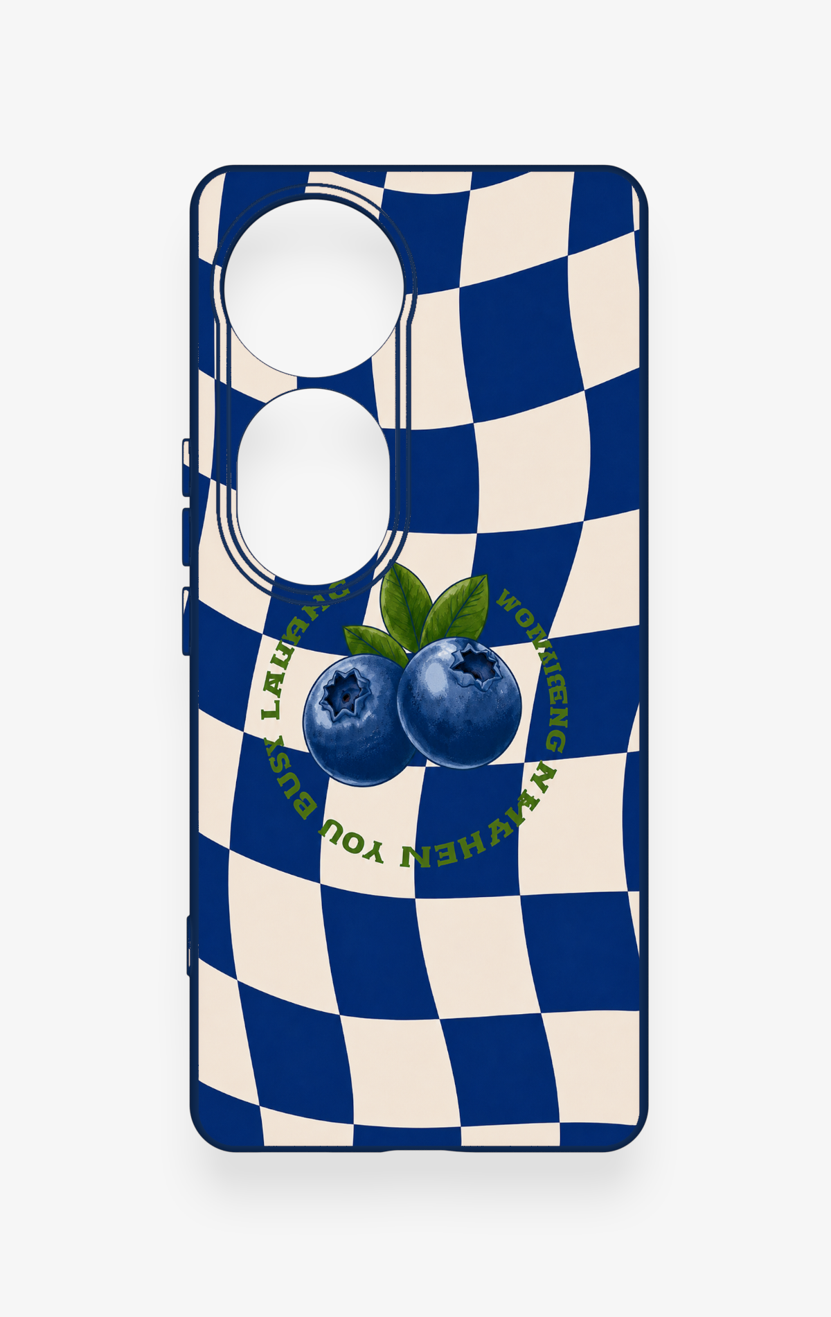 Vivo V40 Uyumlu Yaban Mersini Desenli Silikon Kılıf