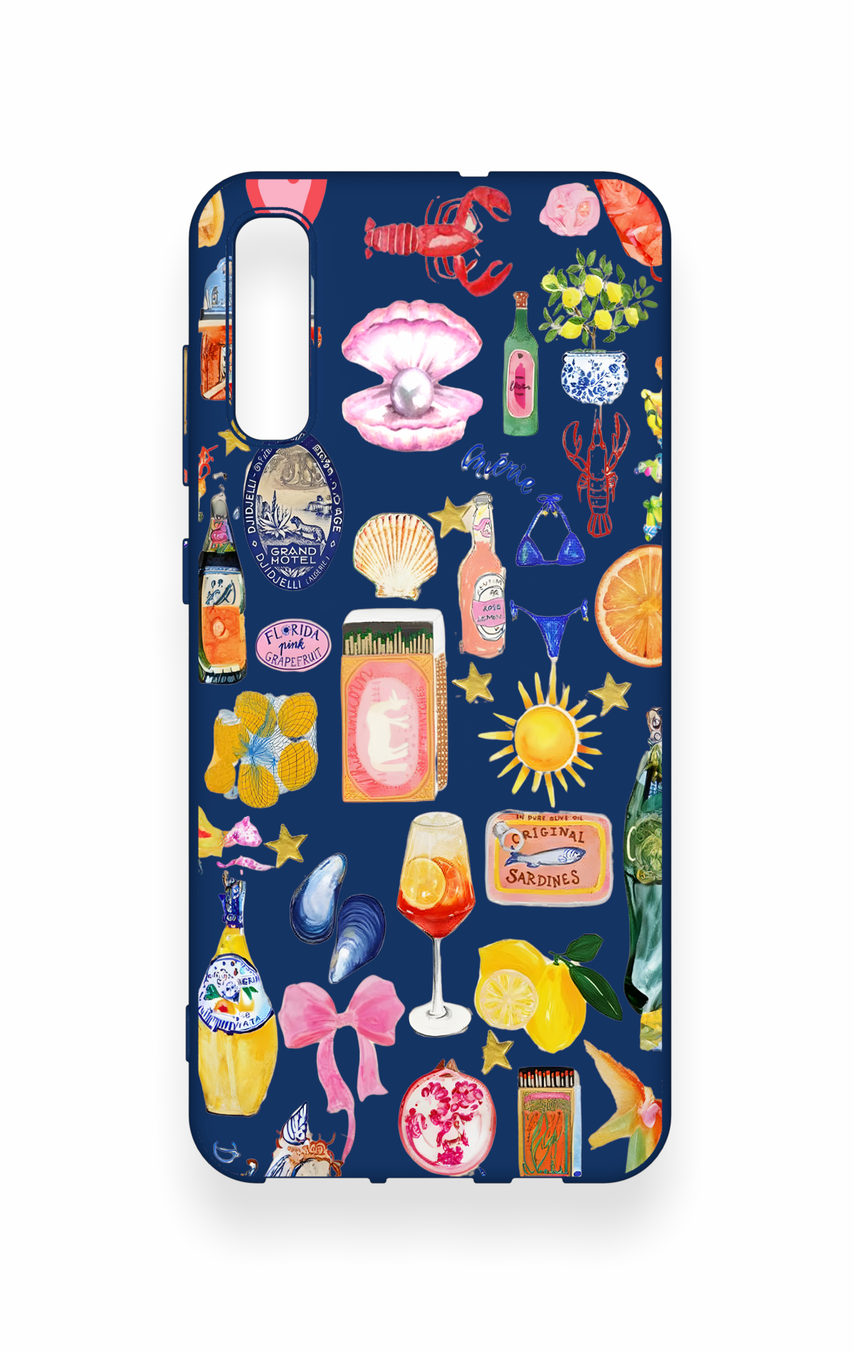 Samsung A70 Uyumlu Summer Desenli Silikon Kılıf