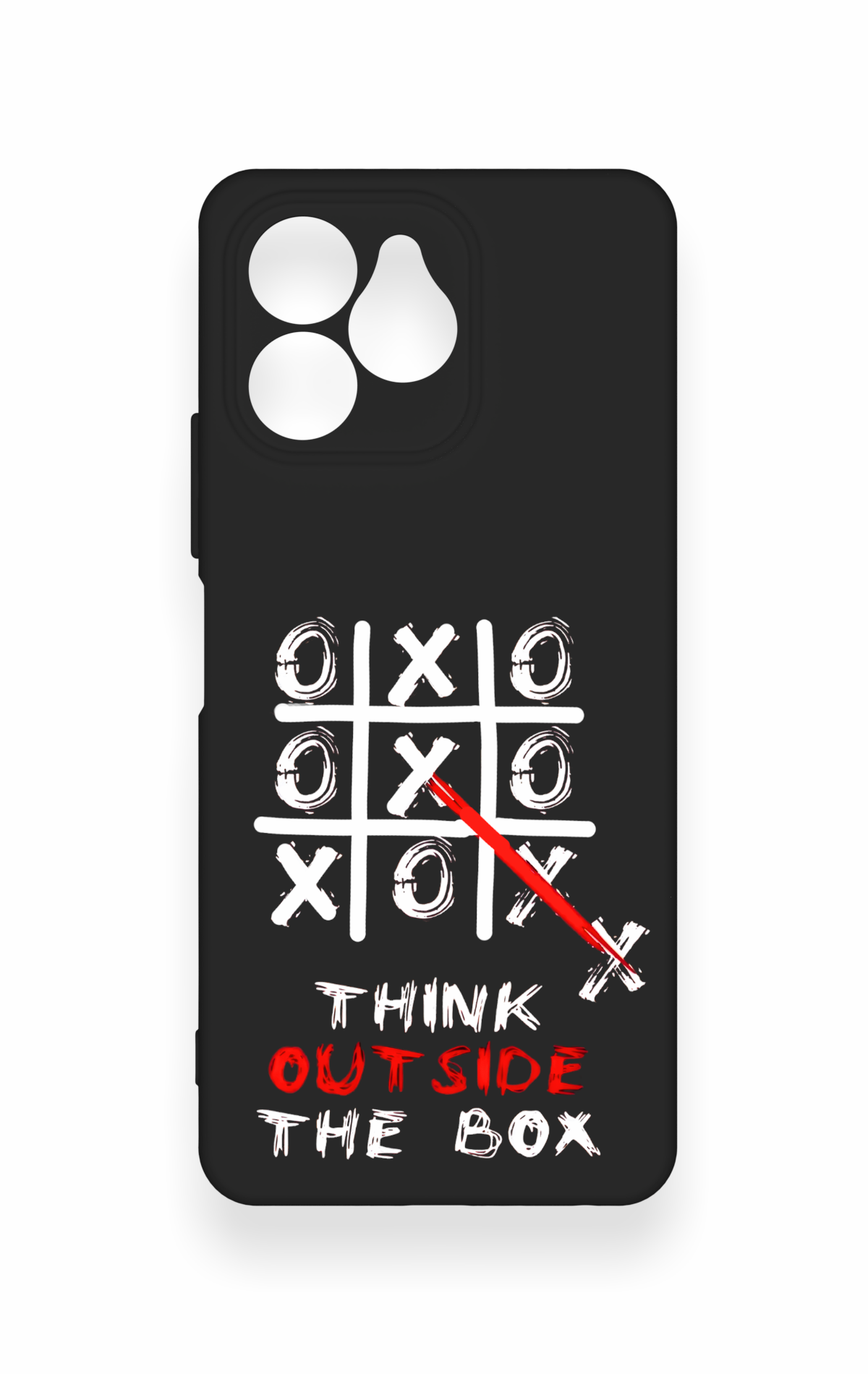 Omix x6 Uyumlu Out Side The Box Desenli Silikon Kılıf