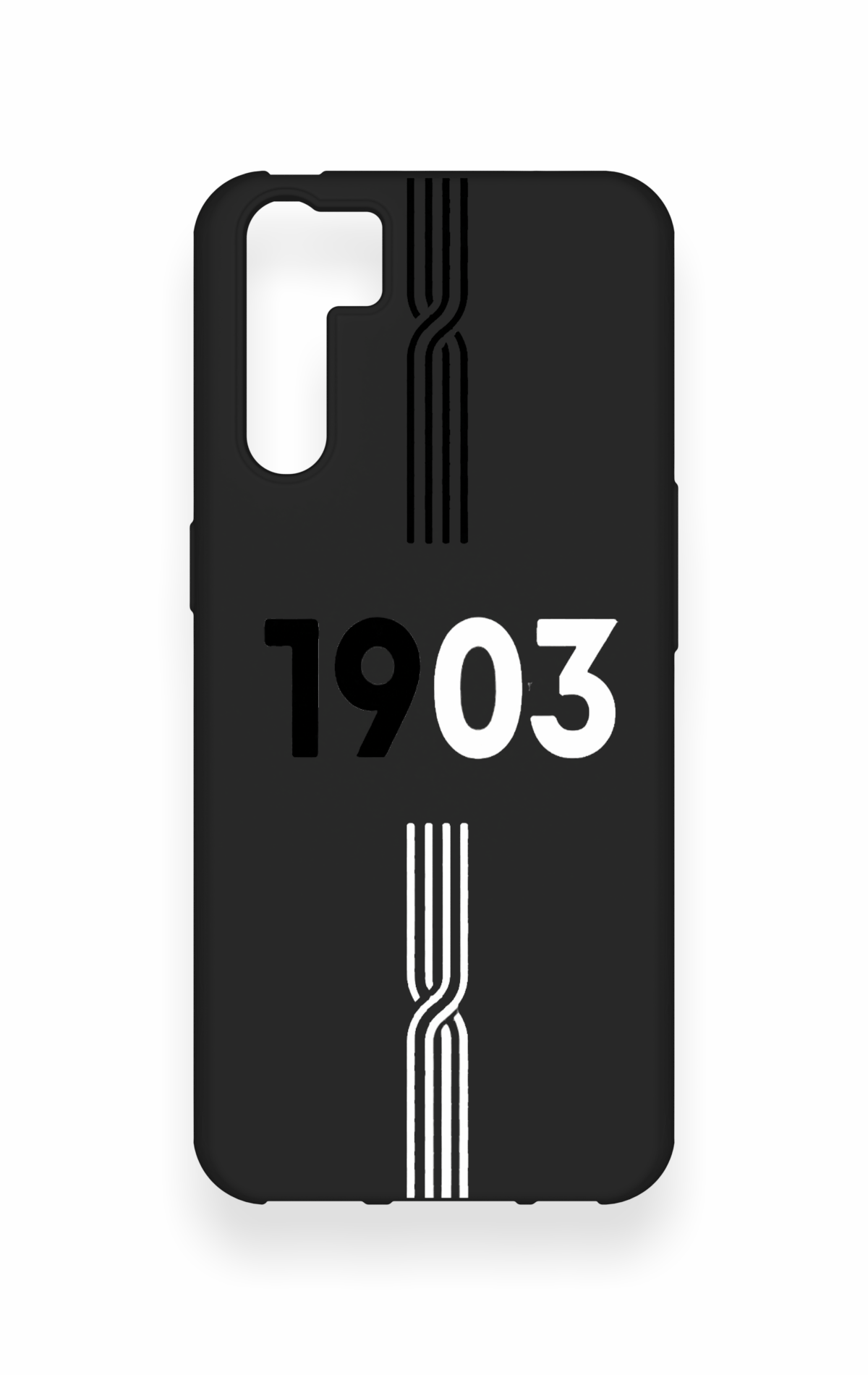 Oppo A91 Uyumlu 1903 Kemer Desenli Silikon Kılıf