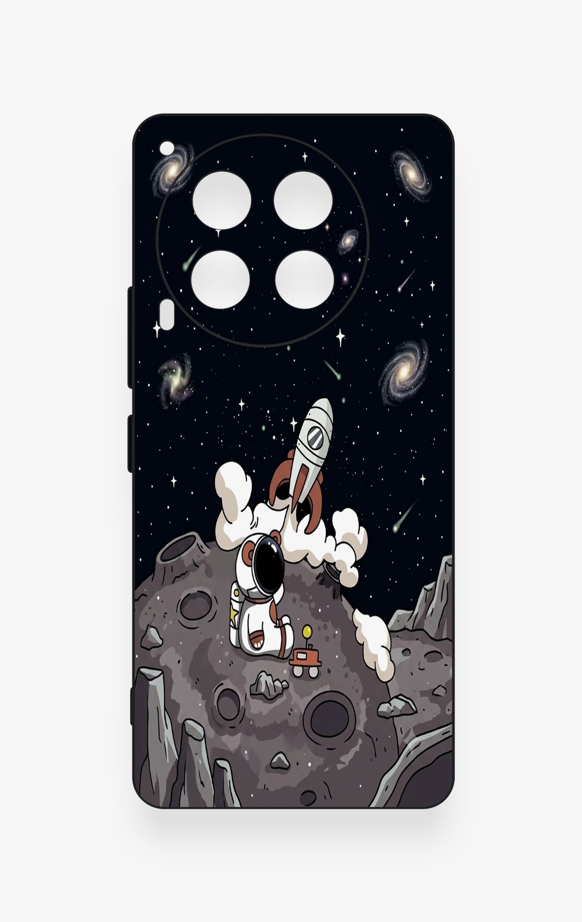 Tecno Camon 30 Uyumlu Uzay Astronot Desenli Silikon Kılıf