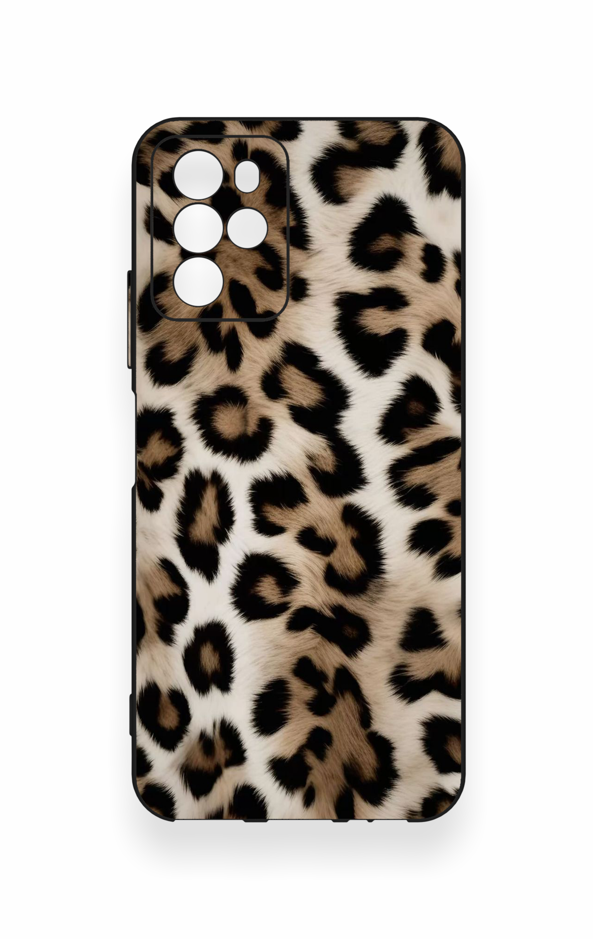 Omix x700 Uyumlu Leopar Derisi Desenli Silikon Kılıf