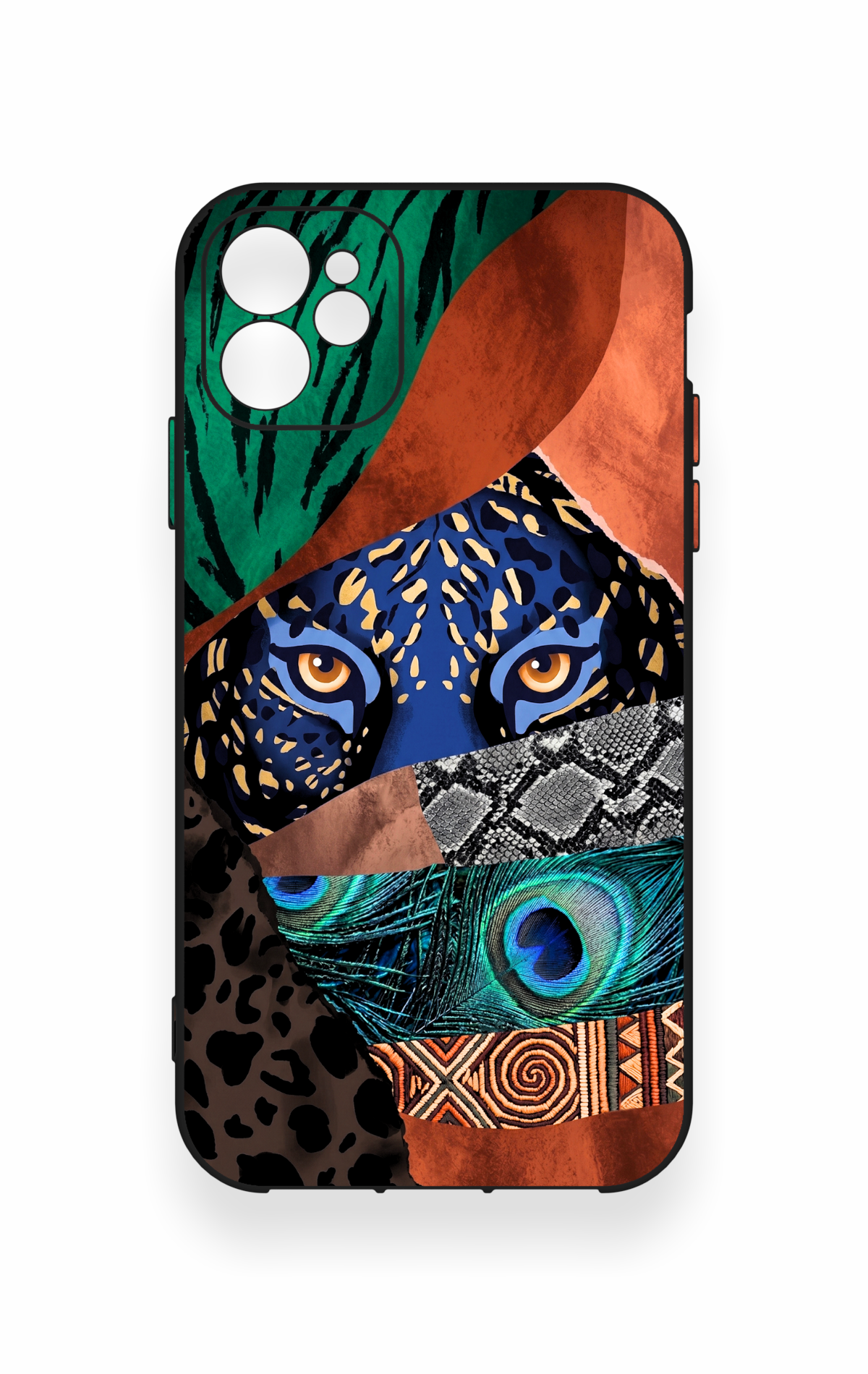 iPhone 11 Uyumlu Amazon Kaplan Desenli Silikon Kılıf
