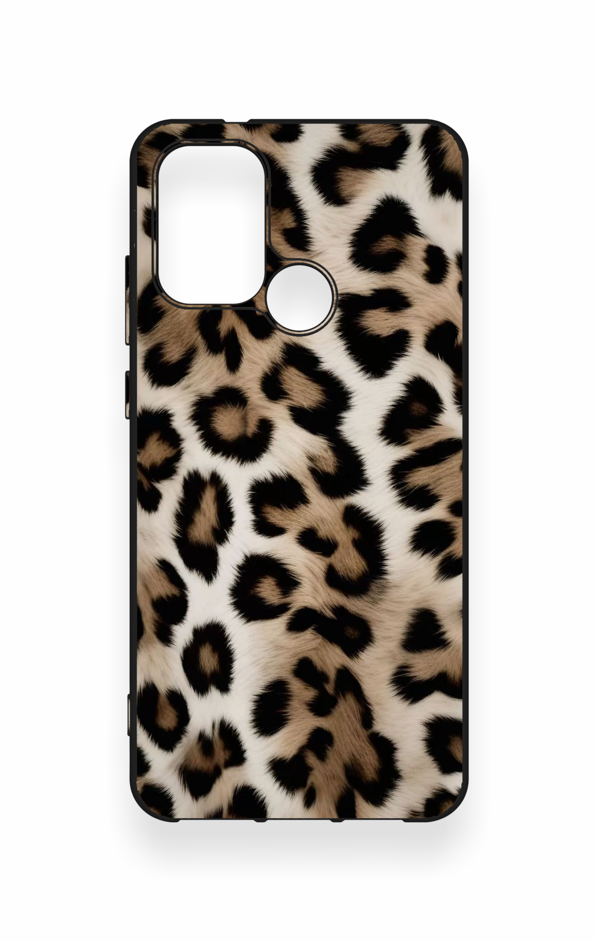 Casper Via F20 Uyumlu Leopar Derisi Desenli Silikon Kılıf