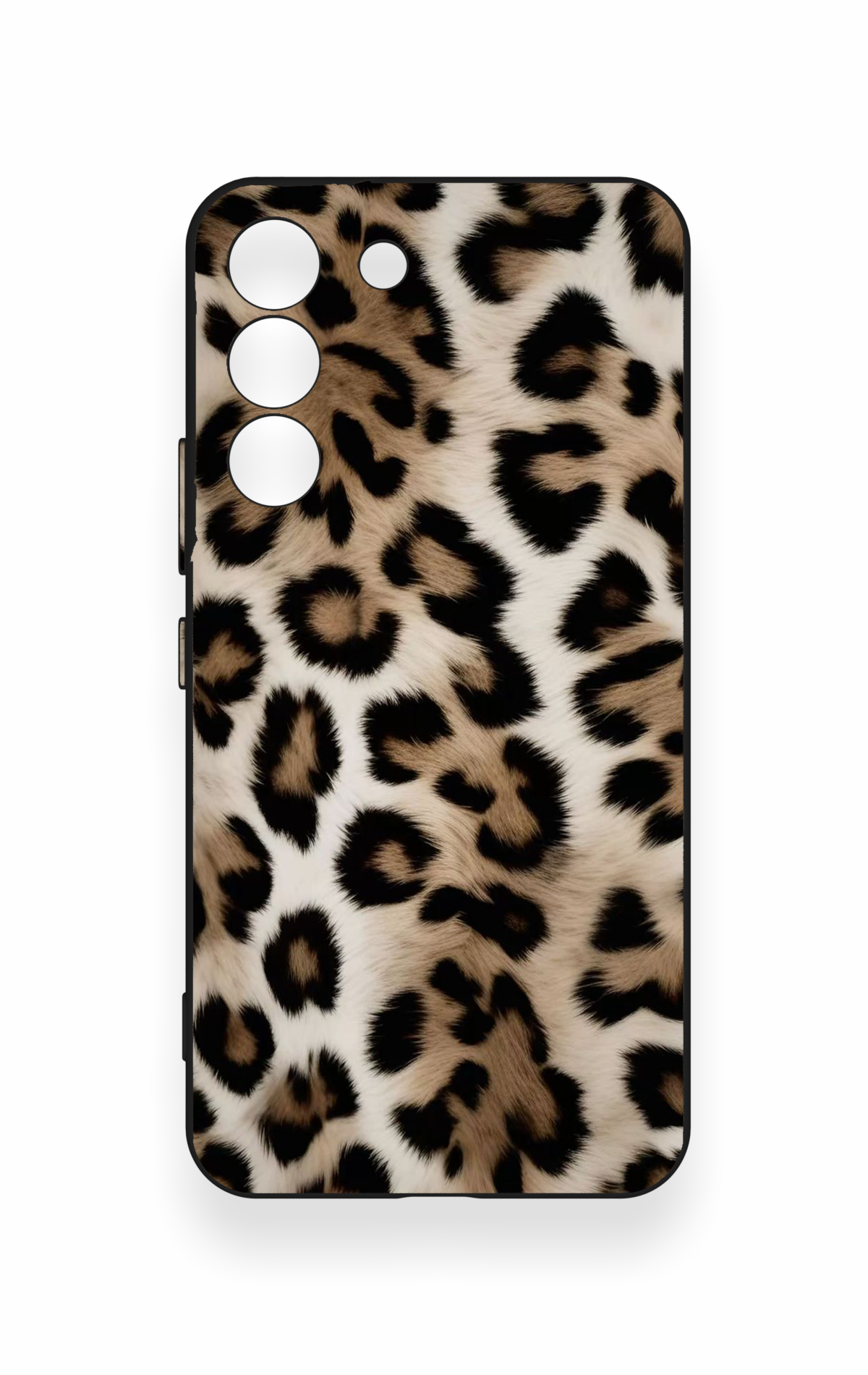 Samsung S22 Uyumlu Leopar Derisi Desenli Silikon Kılıf