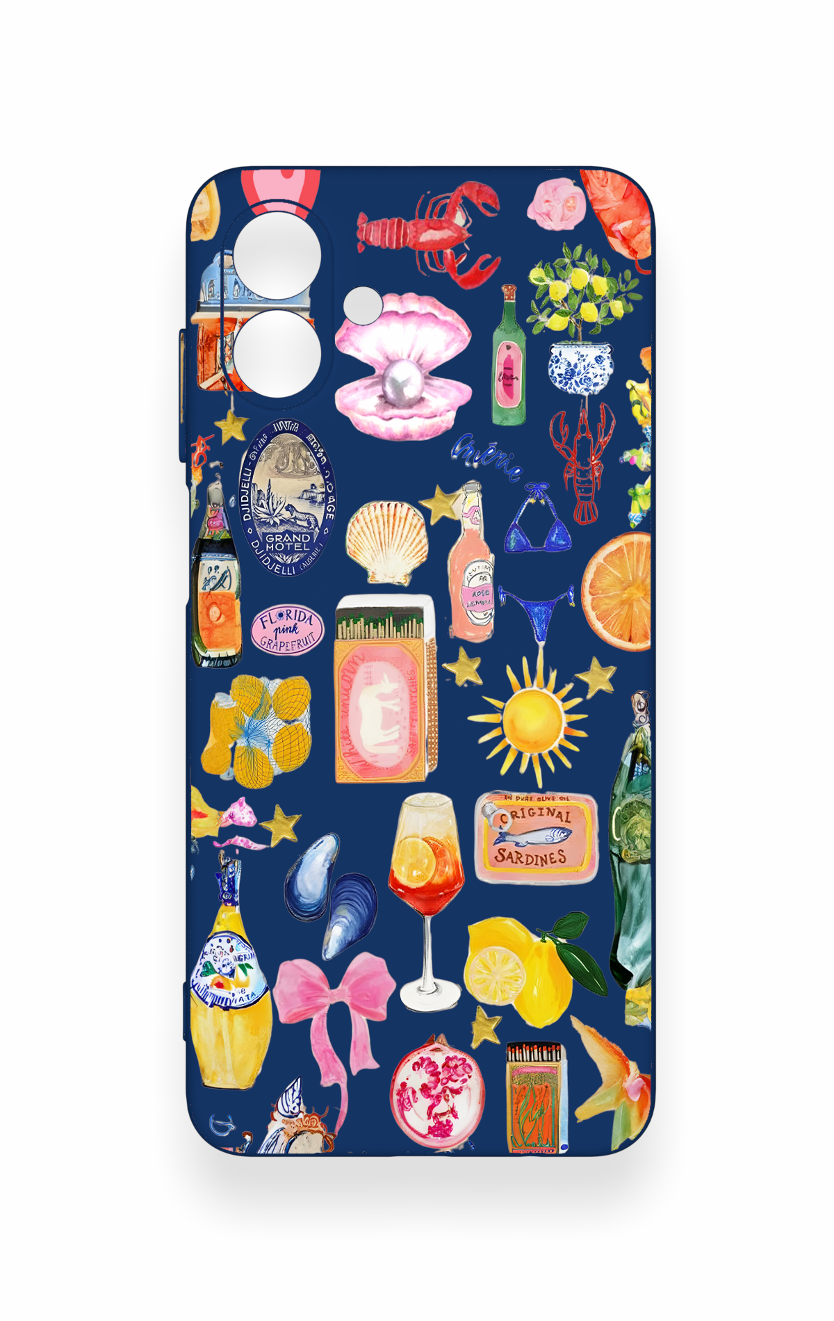 Samsung A07 Uyumlu Summer Desenli Silikon Kılıf