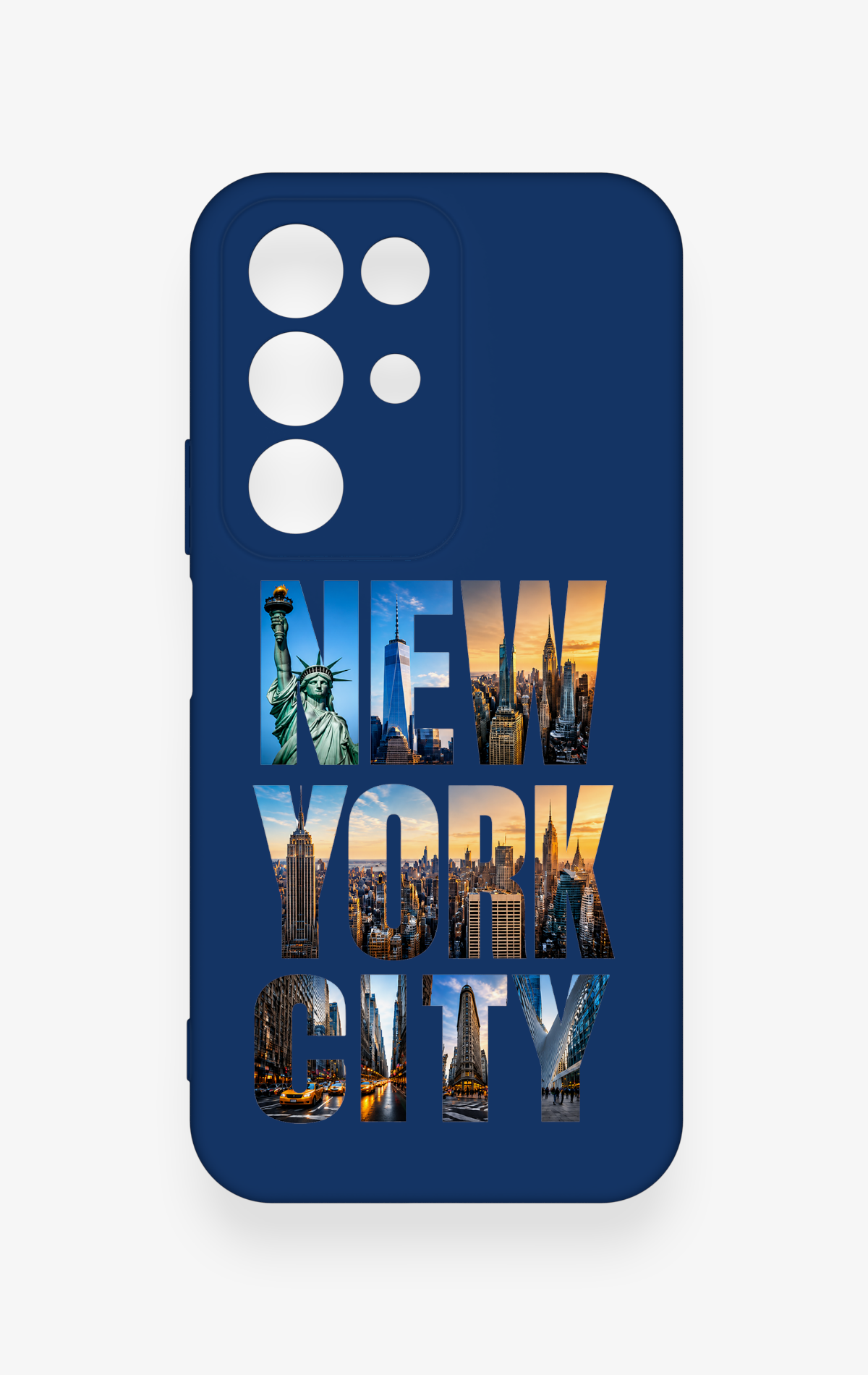 Realme C85 5G Uyumlu New York City Desenli Silikon Kılıf