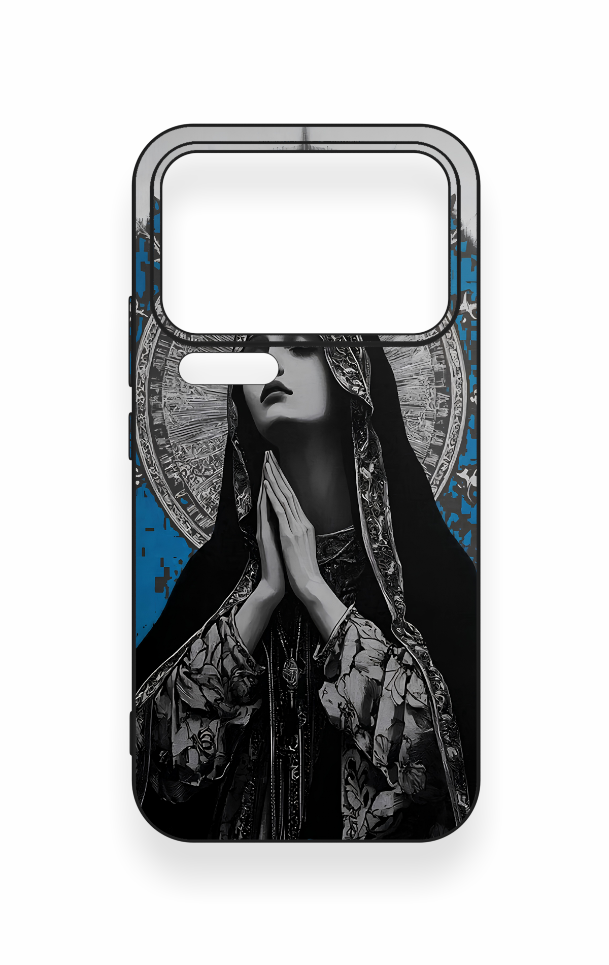 Mi 17 Pro Max Uyumlu Rahibe Desenli Silikon Kılıf