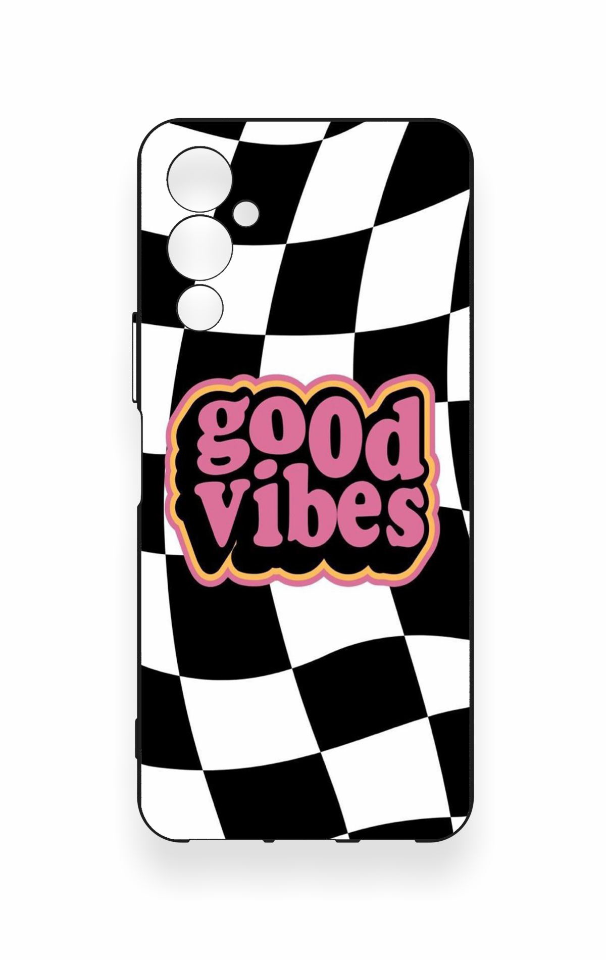 Tecno Pova Neo 4 Uyumlu Black Good Vibes Desenli Silikon Kılıf