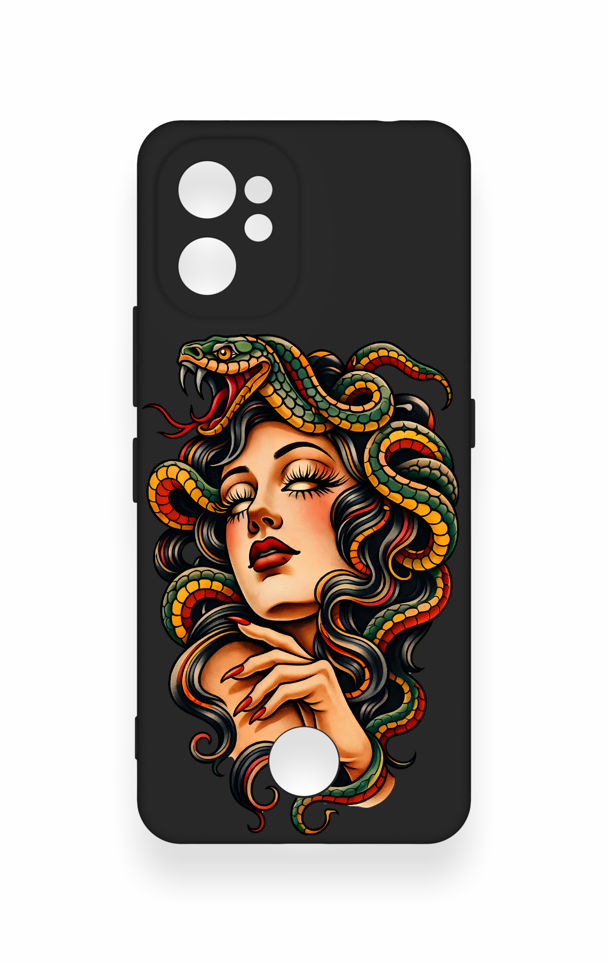 Reeder S19 Max Pro Uyumlu Medusa Desenli Silikon Kılıf