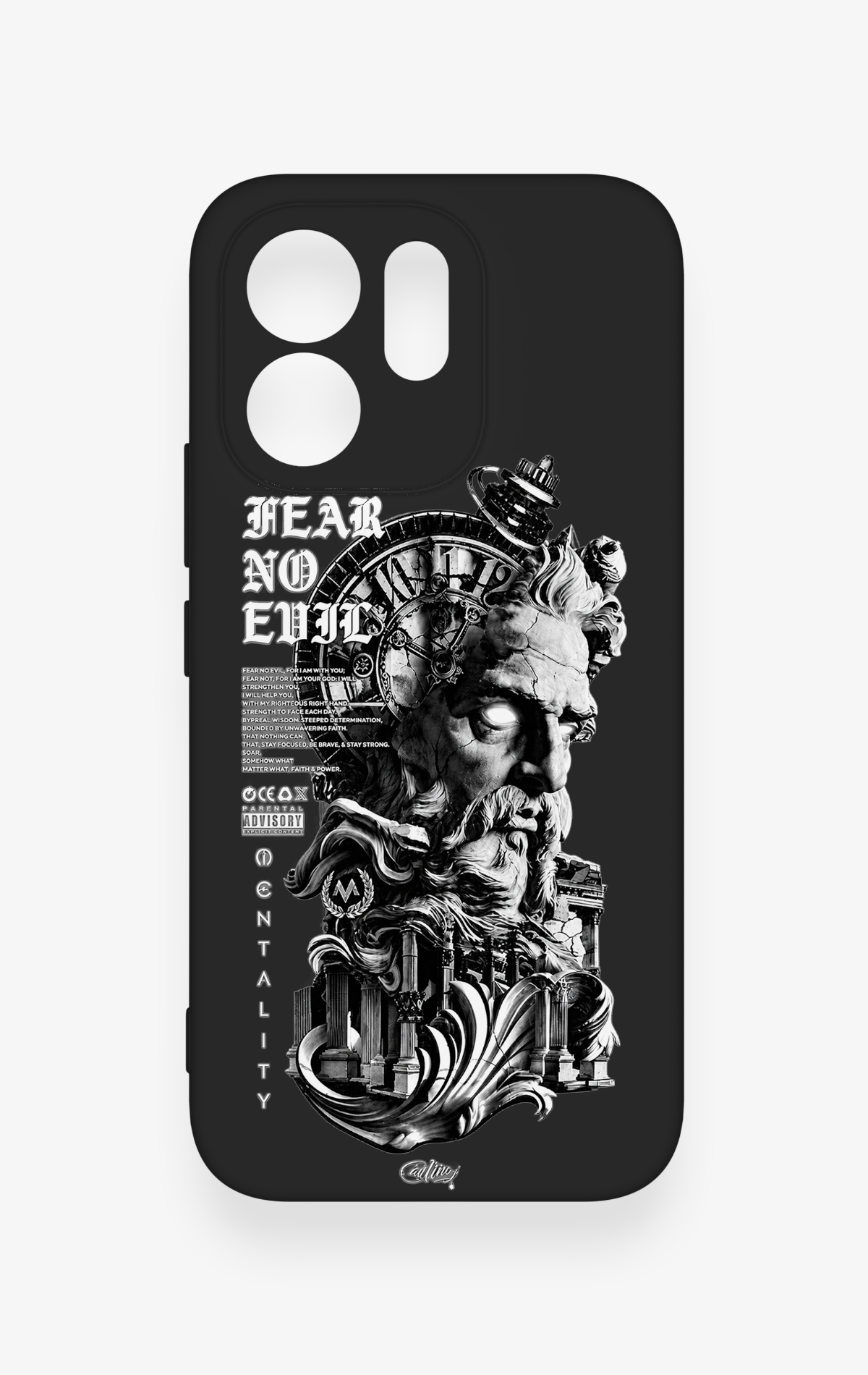 Vivo V70 5G Uyumlu Fear No Evil Desenli Silikon Kılıf