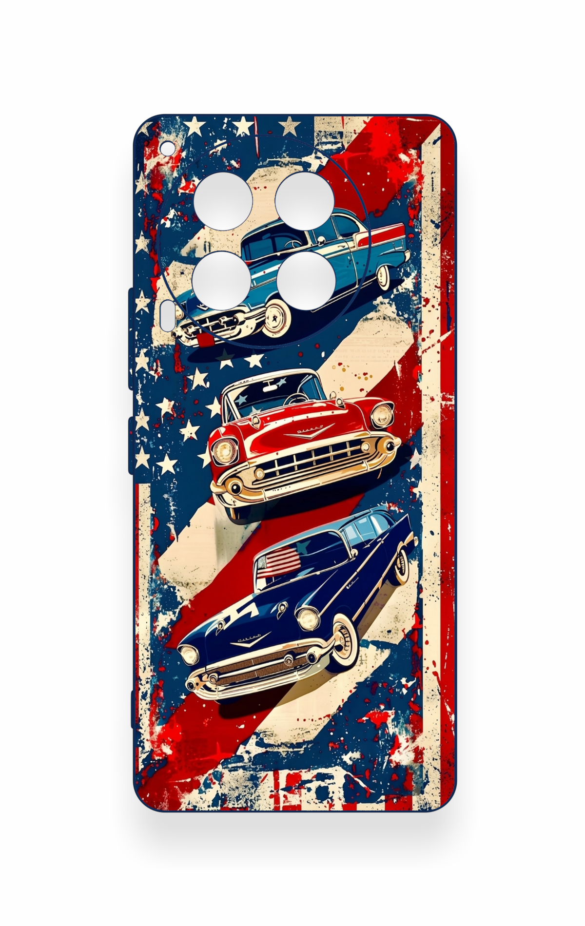 Tecno Camon 30 Uyumlu Amerikan Chevrolet Desenli Silikon Kılıf