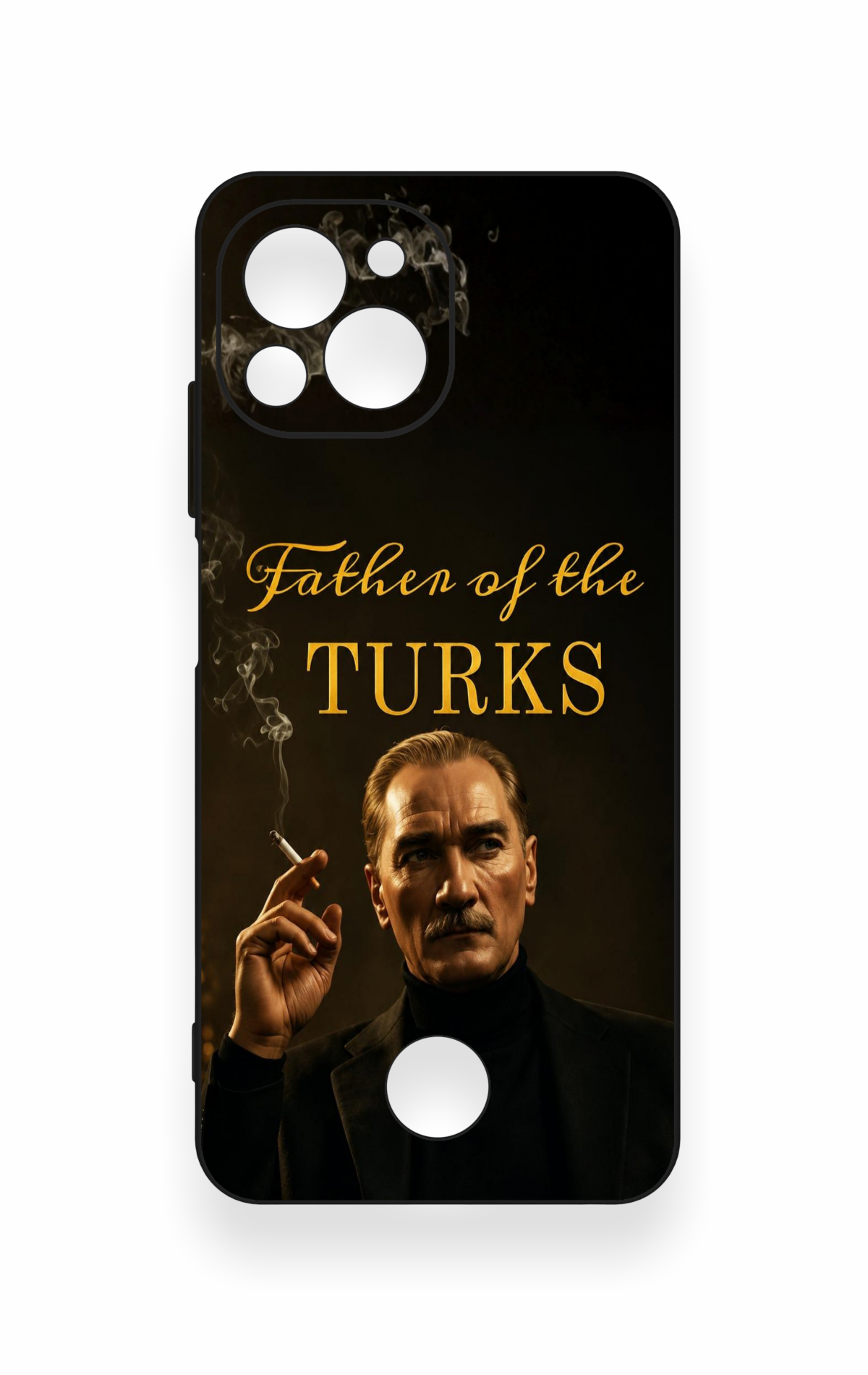 Reeder S23 Pro Max Uyumlu Father Of The Turks Desenli Silikon Kılıf