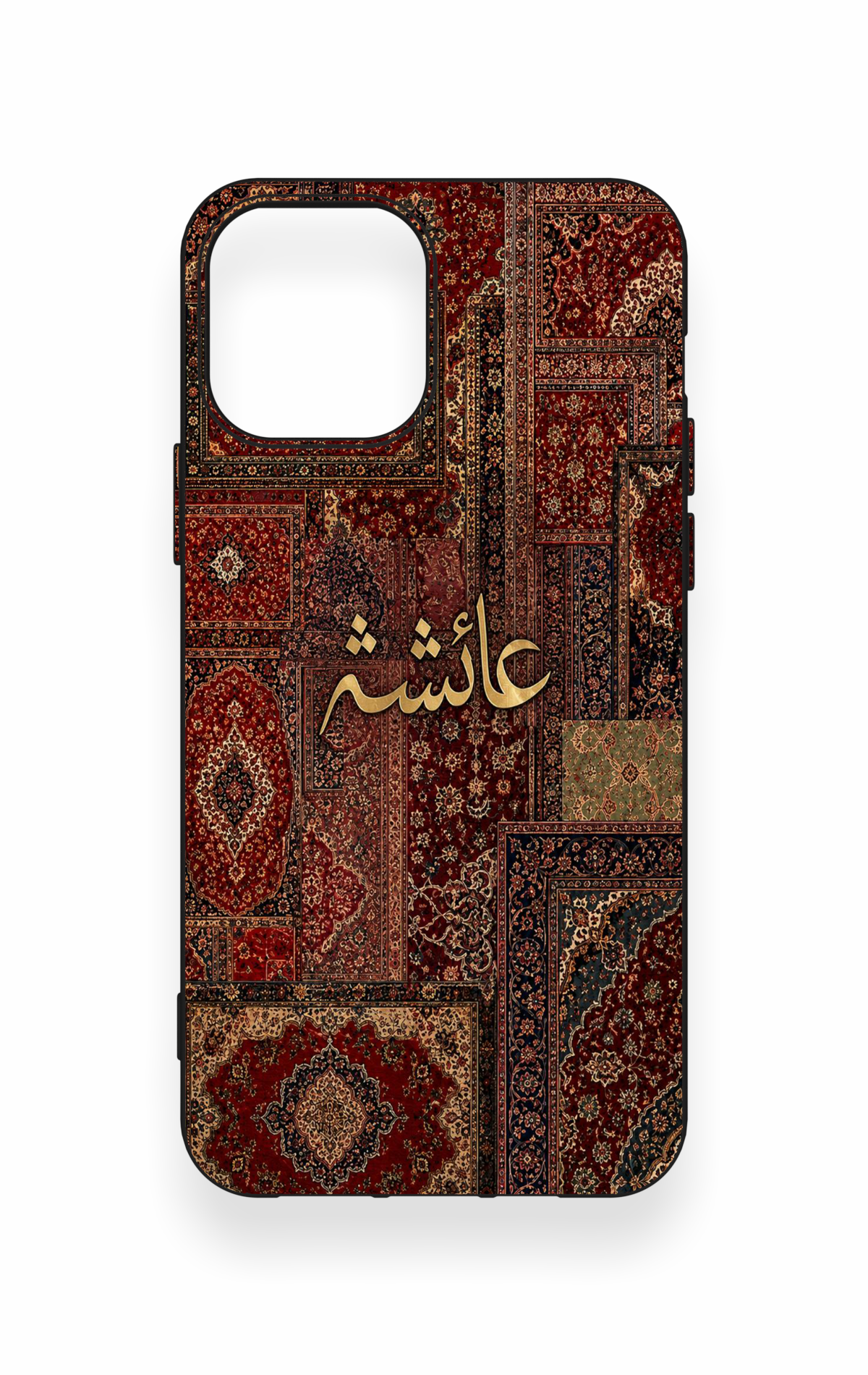 iPhone 12-12PRO Uyumlu Vintage Halı Desenli Silikon Kılıf