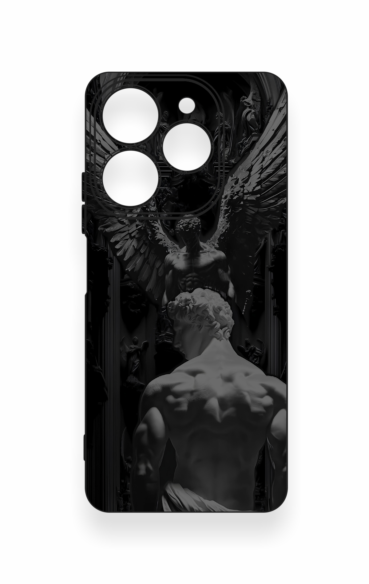 Tecno Spark 10 Pro Uyumlu Icarus Desenli Silikon Kılıf