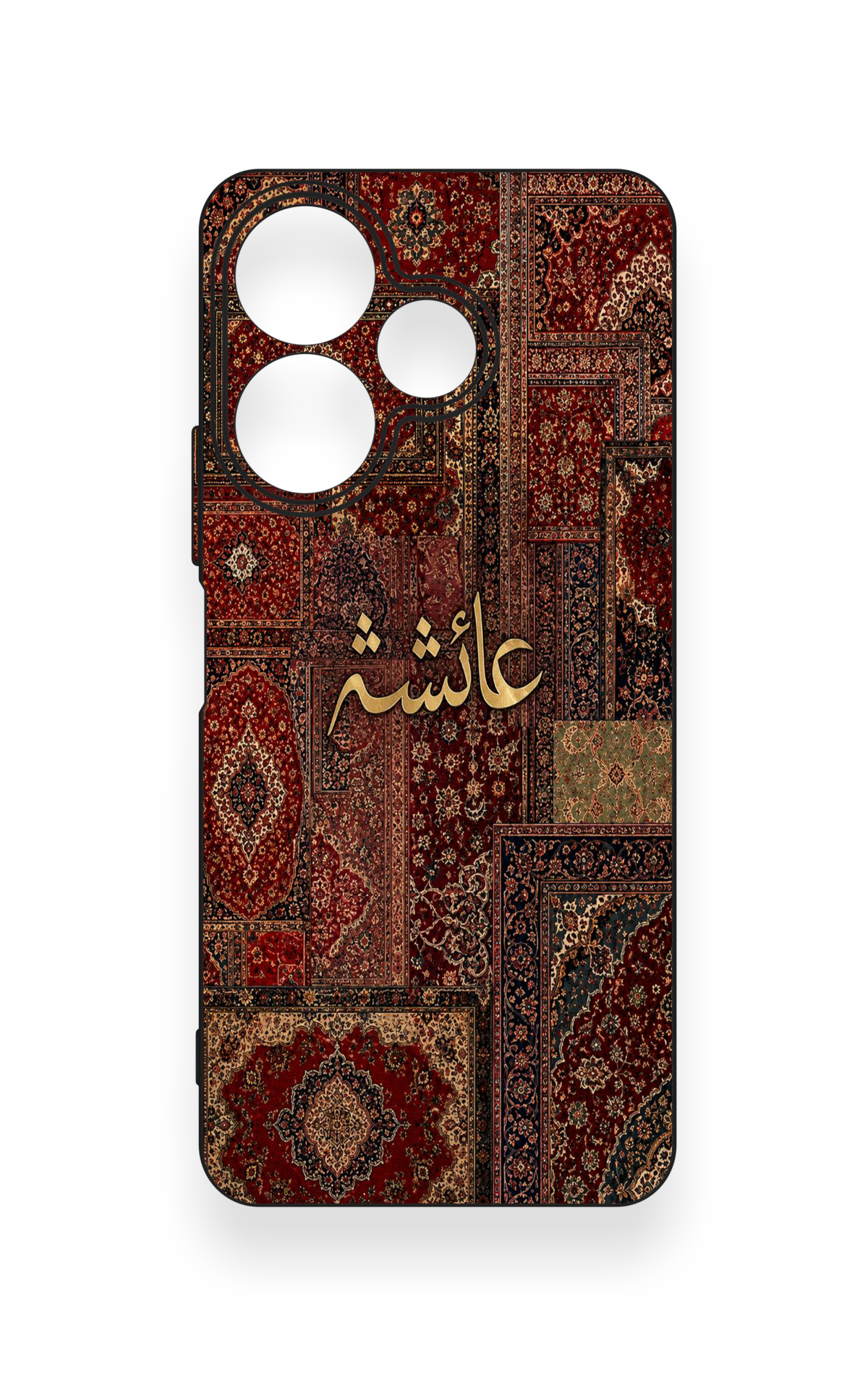 Redmi 13 4G Uyumlu Vintage Halı Desenli Silikon Kılıf