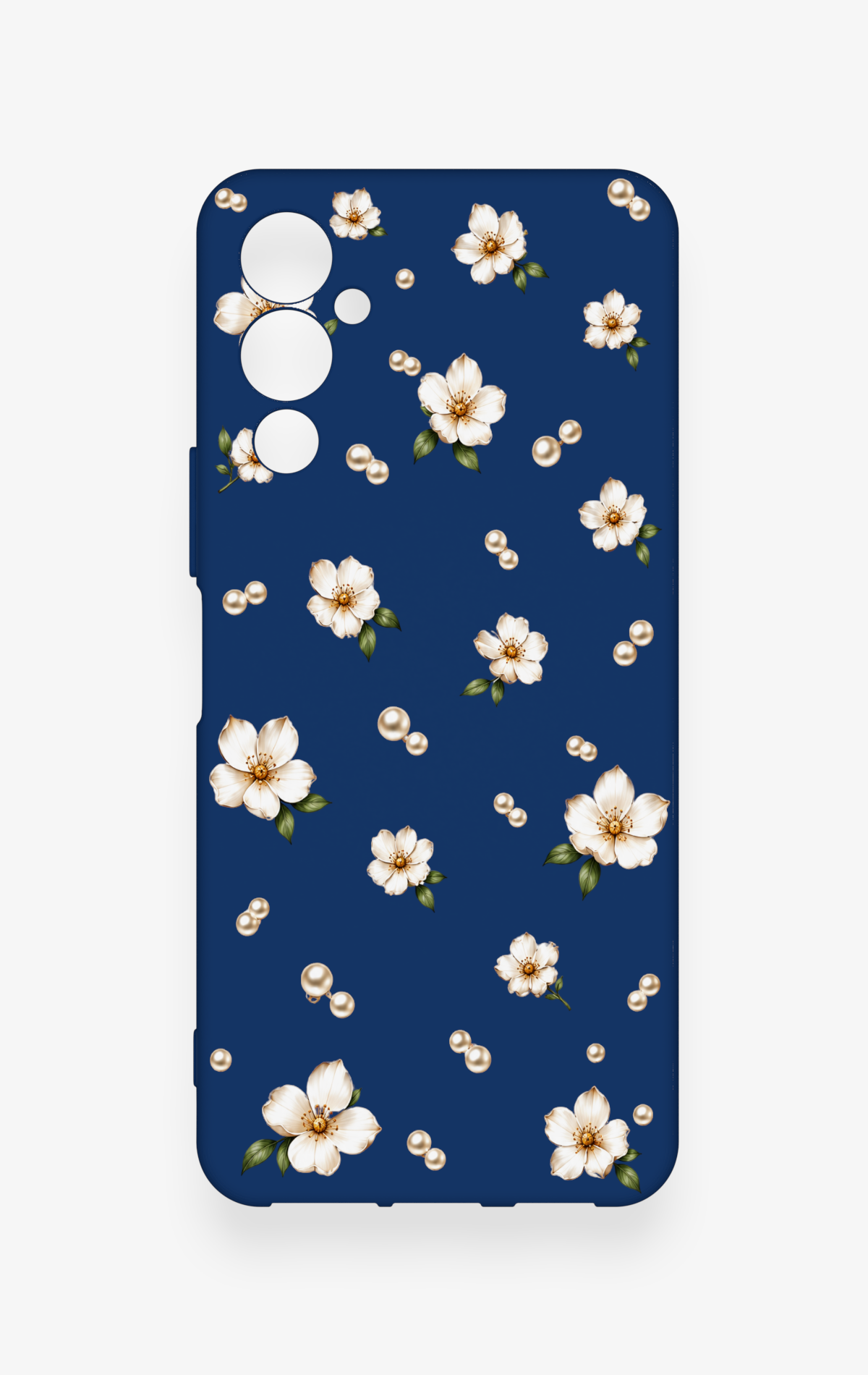 Tecno Pova Neo 4 Uyumlu Papatya İnci Desenli Silikon Kılıf