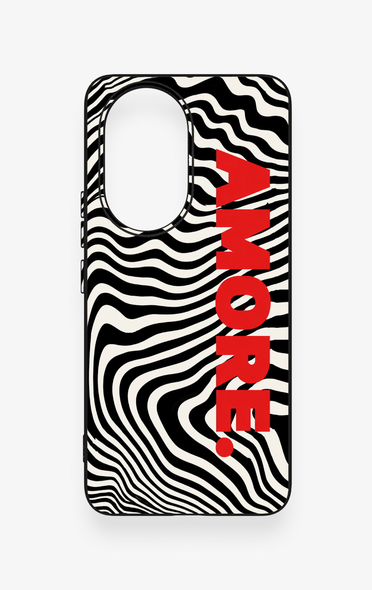 Honor 200 5G Uyumlu Zebra Amore Desenli Silikon Kılıf