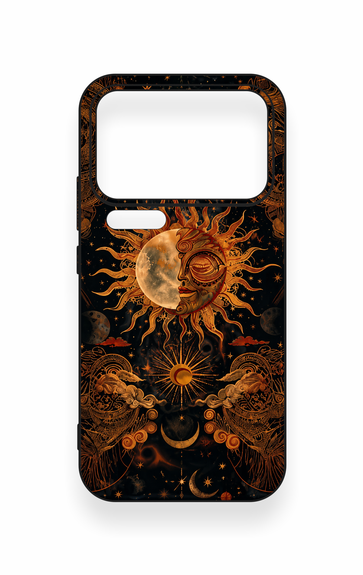 Mi 17 Pro Max Uyumlu Mistik Güneş Desenli Silikon Kılıf